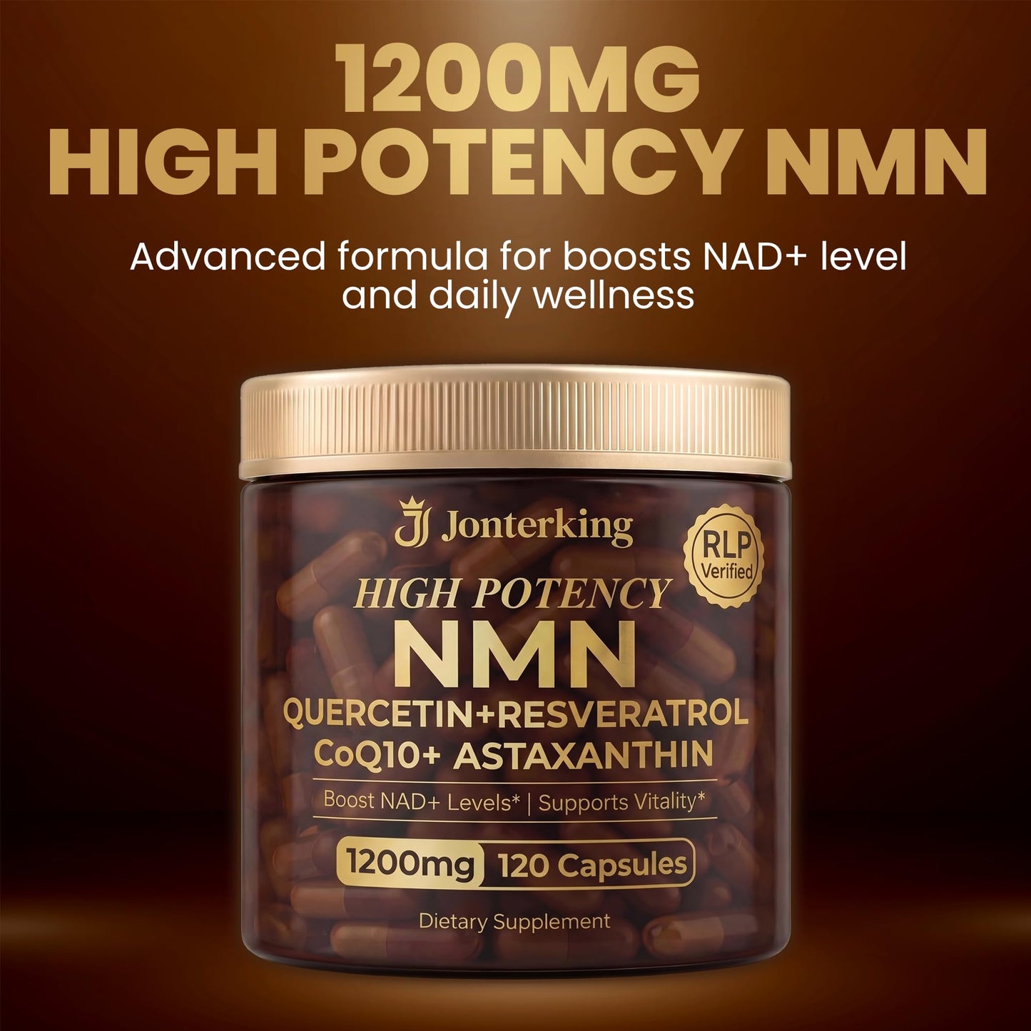 JonterKing NMN Supplement Capsule 120 Capsules