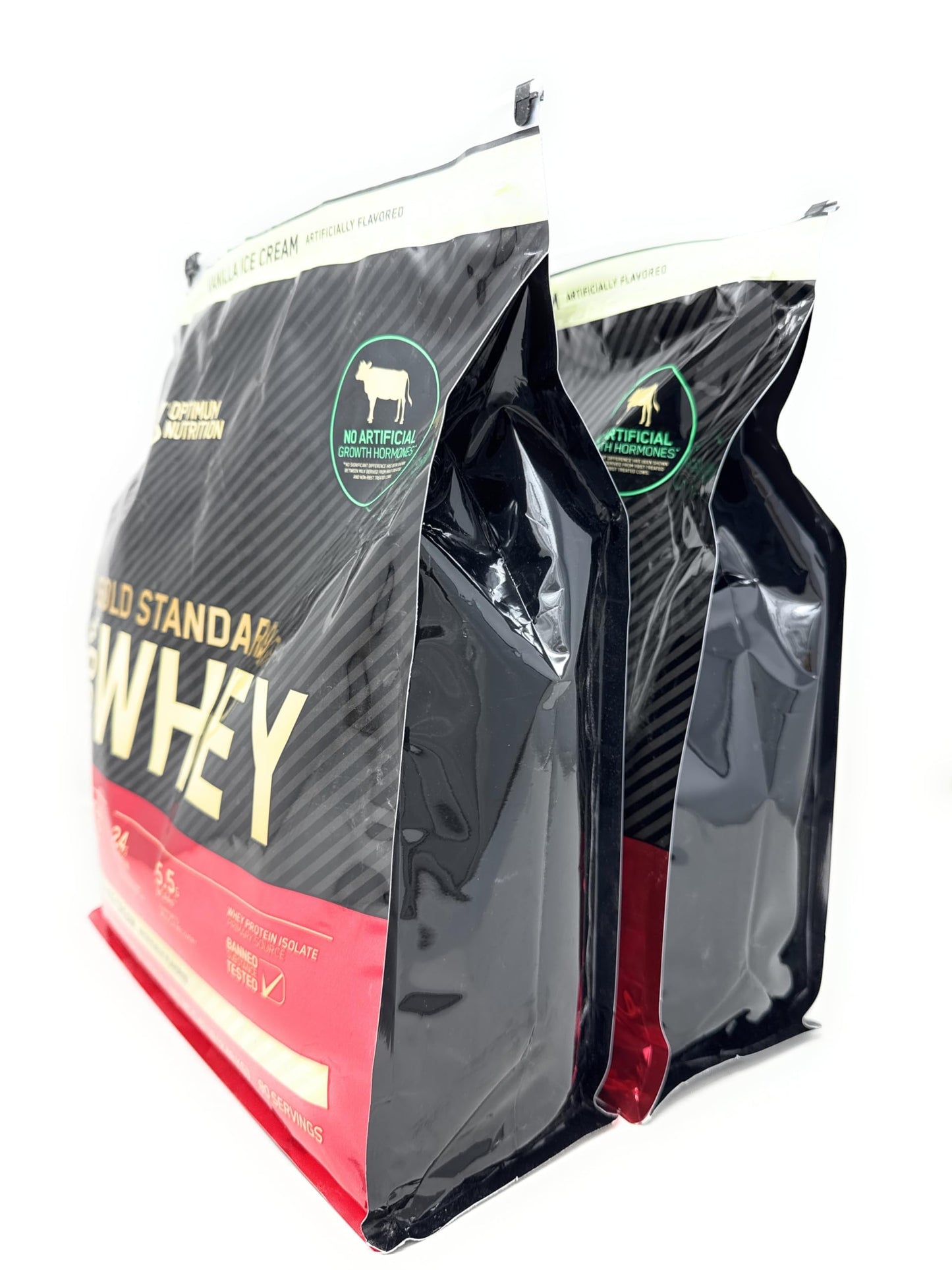 Optimum Nutrition Gold Standard 100% Whey Protein Powder, Vanilla Ice Cream, 160 Servings