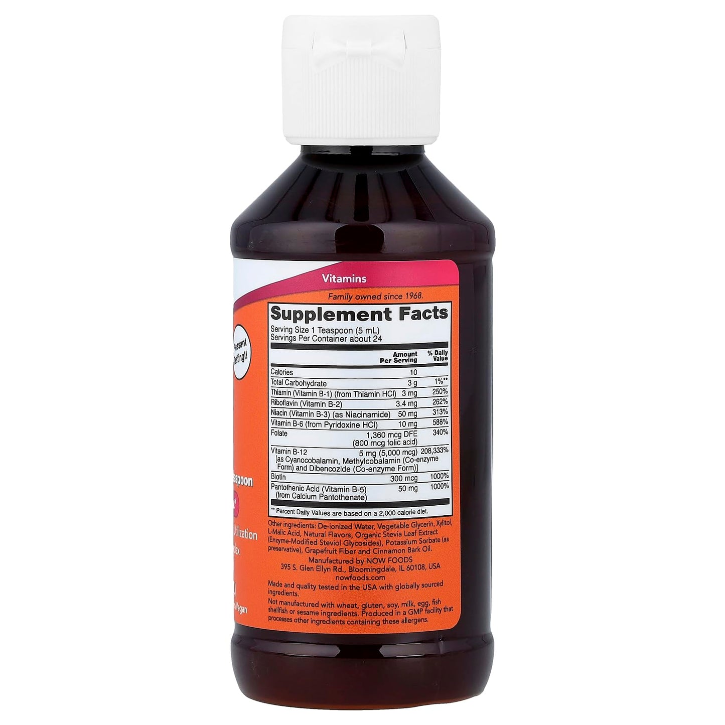 NOW Foods Ultra B-12 Powder, 4 Fl Oz