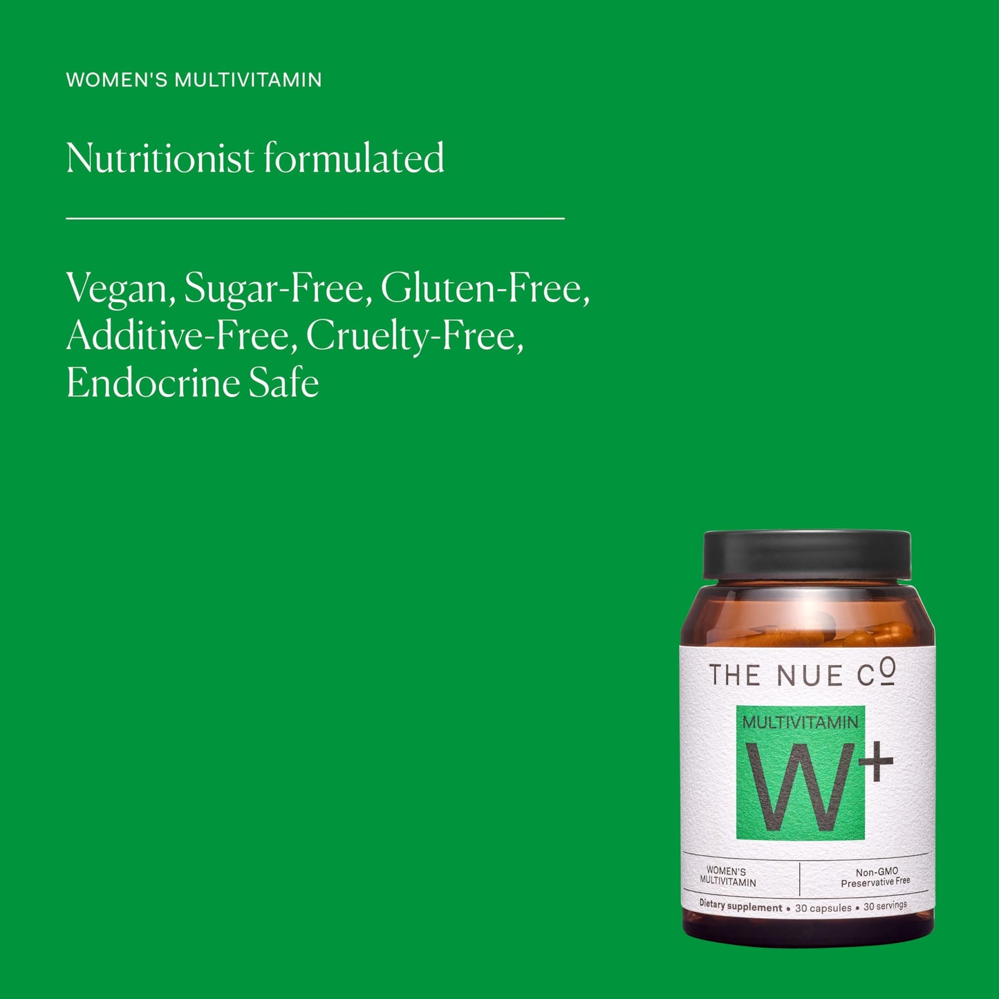 The Nue Co Women's Multivitamin 30 Capsules