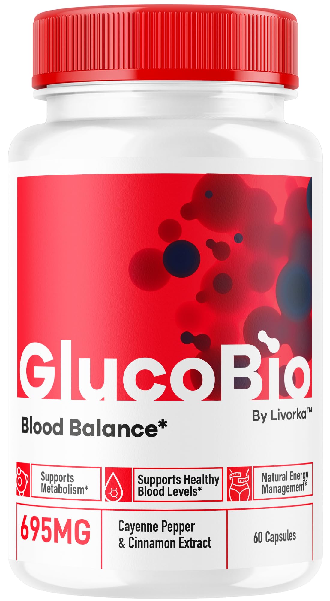 LIVORKA GlucoBio Capsules 60 Count