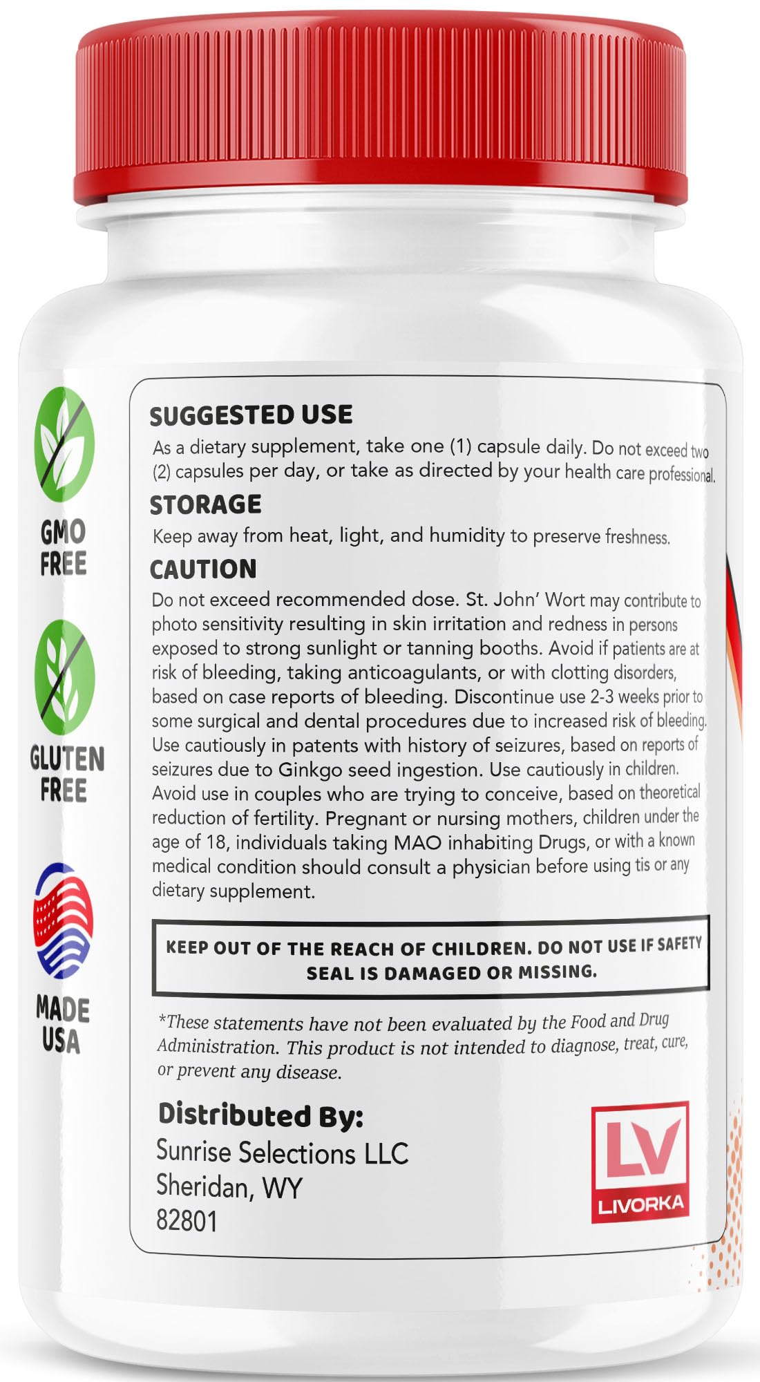 LIVORKA Sugar Shield Blood Support Capsules, 60 Capsules