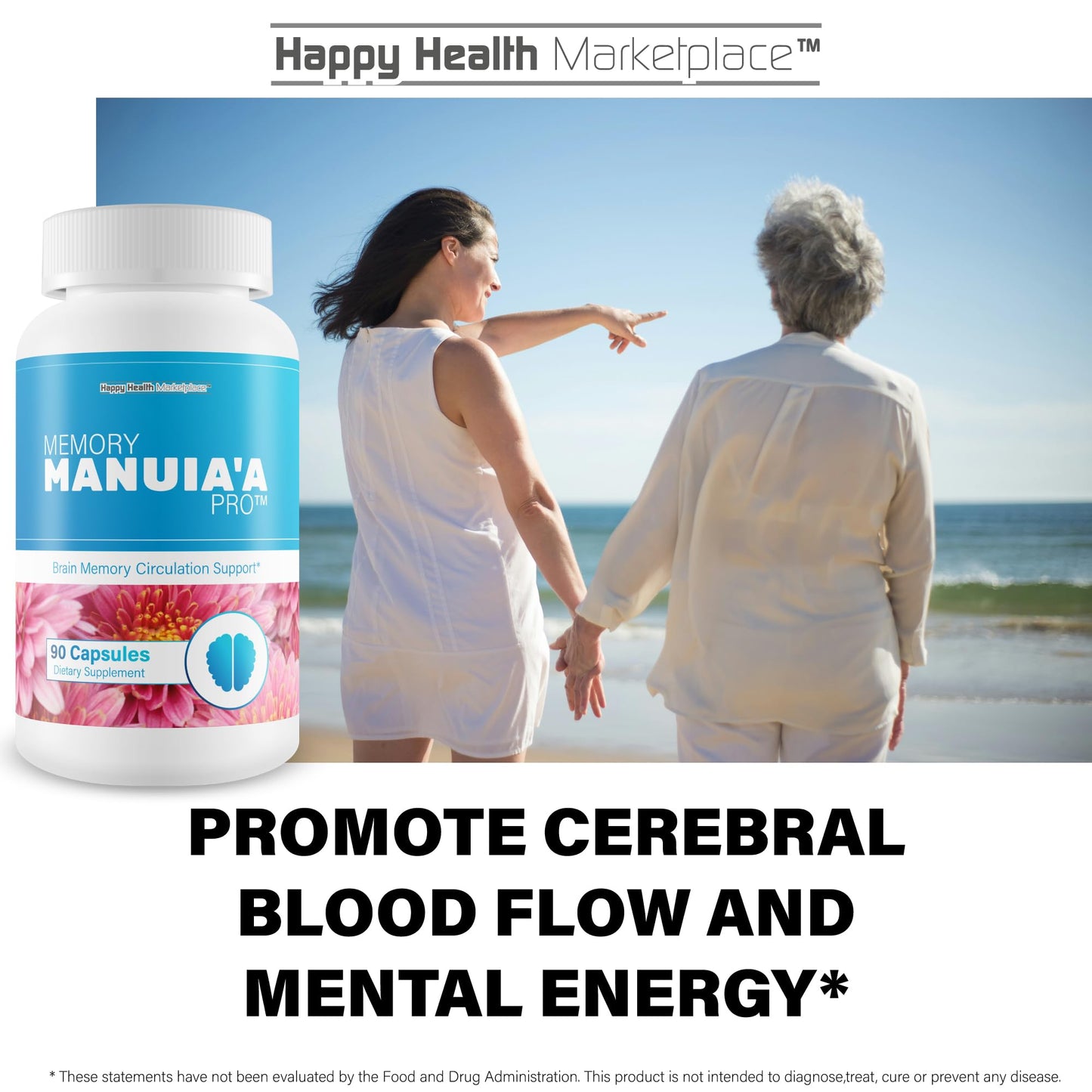 Happy Health Marketplace Memory Manuia’a Pro 90 Capsules