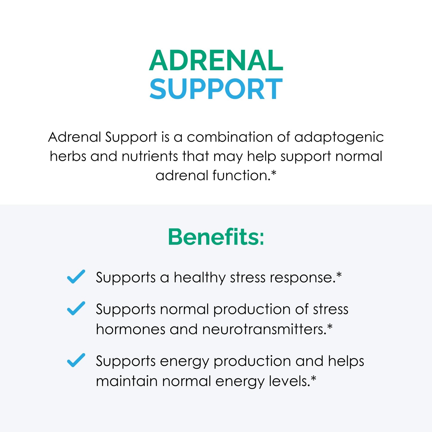 Rootcology Adrenal Support Adaptogenic Herbal Formula with Vitamin B6, Licorice & N-Acetyl-L-Tyrosine, 90 Capsules