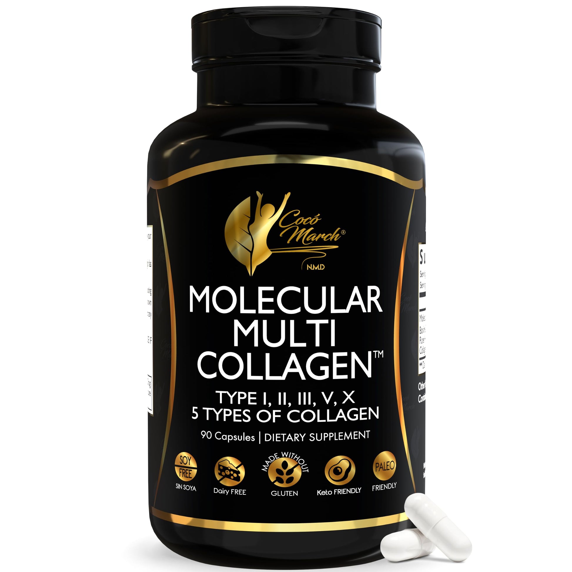 Cocó March N.M.D Molecular Multi-Collagen Types I, II, III, V & X Capsule 1