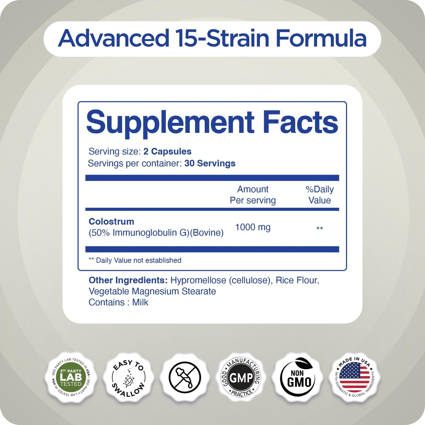 Balancebreens Colostrum 1000mg Capsules 720