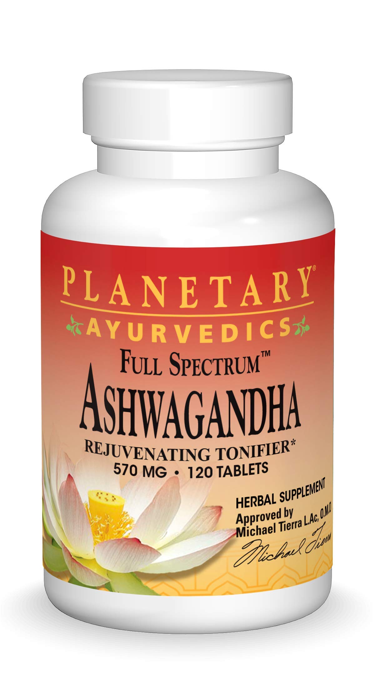 Planetary Herbals Ashwagandha Full Spectrum Tablet, 120 Tablets