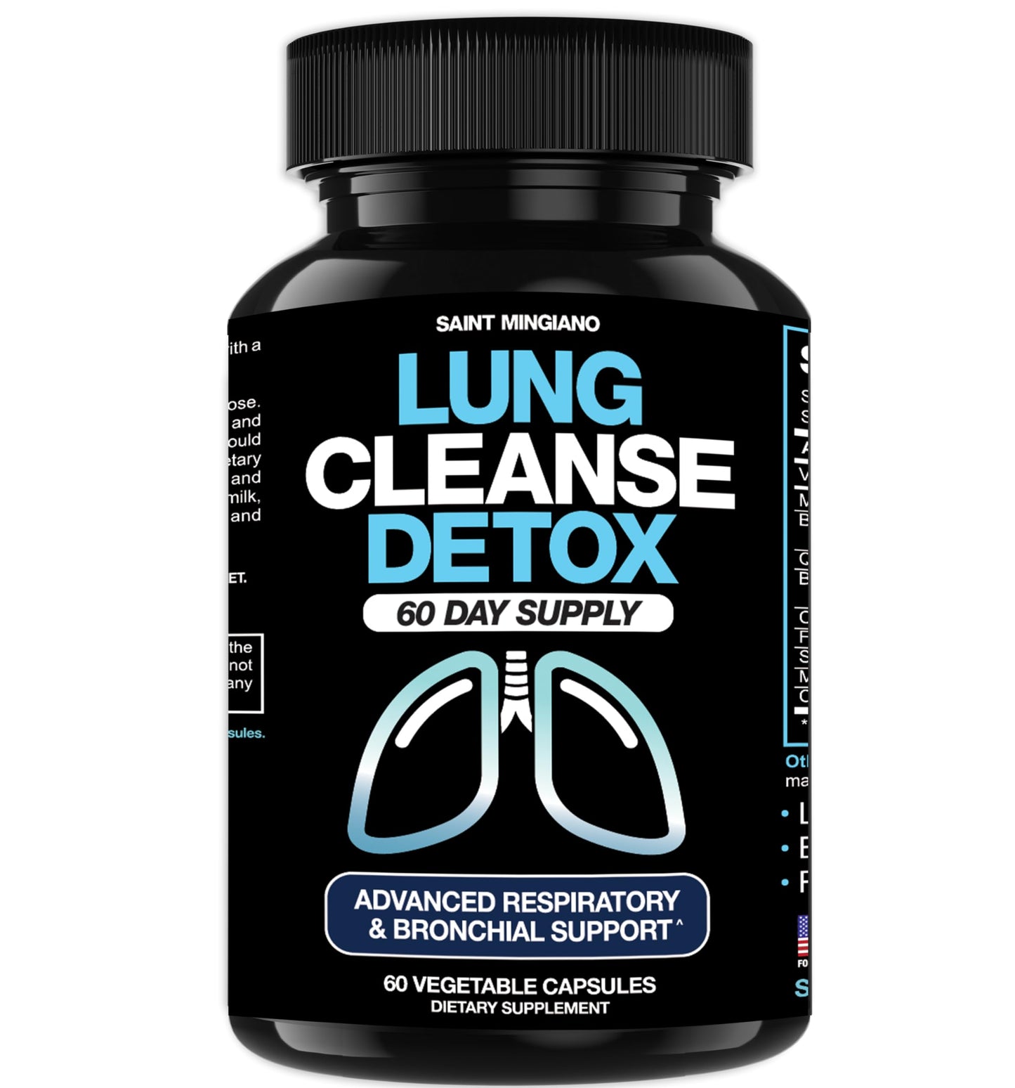 Saint Mingiano Lung Cleanse Detox Capsule 60 Capsules