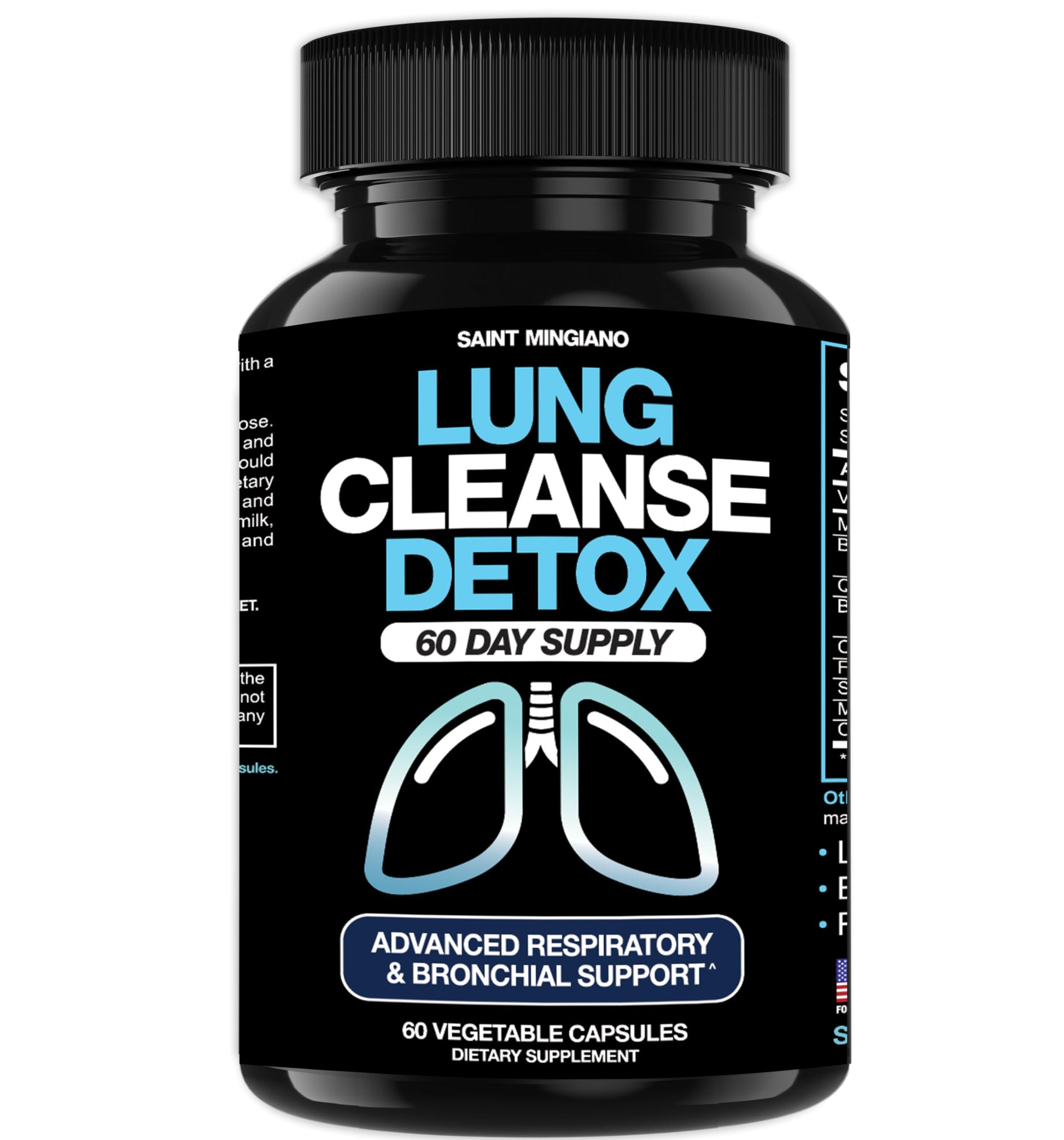 Saint Mingiano Lung Cleanse Detox Capsule 60 Capsules