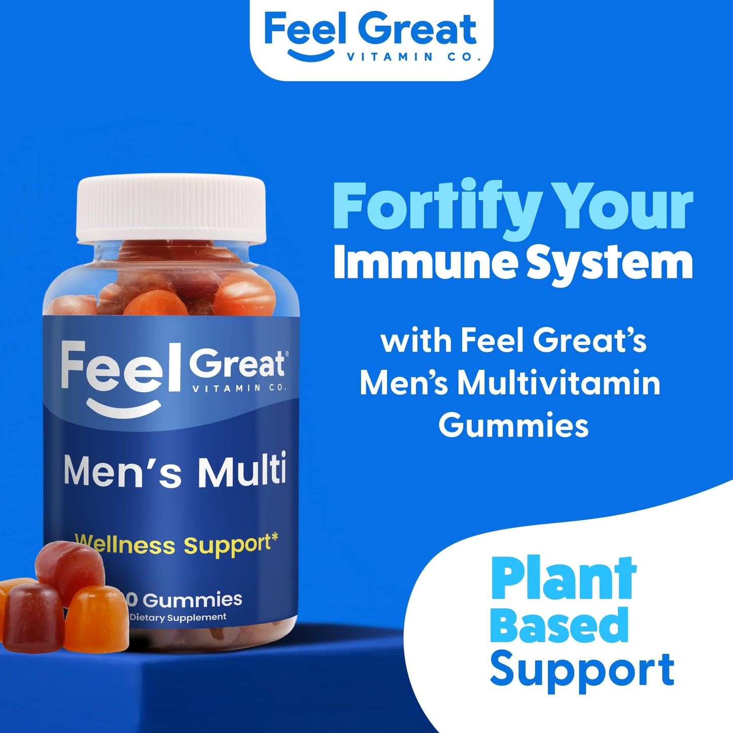 The Feel Great Vitamin Company Men's Multivitamin Gummies, 1 Count