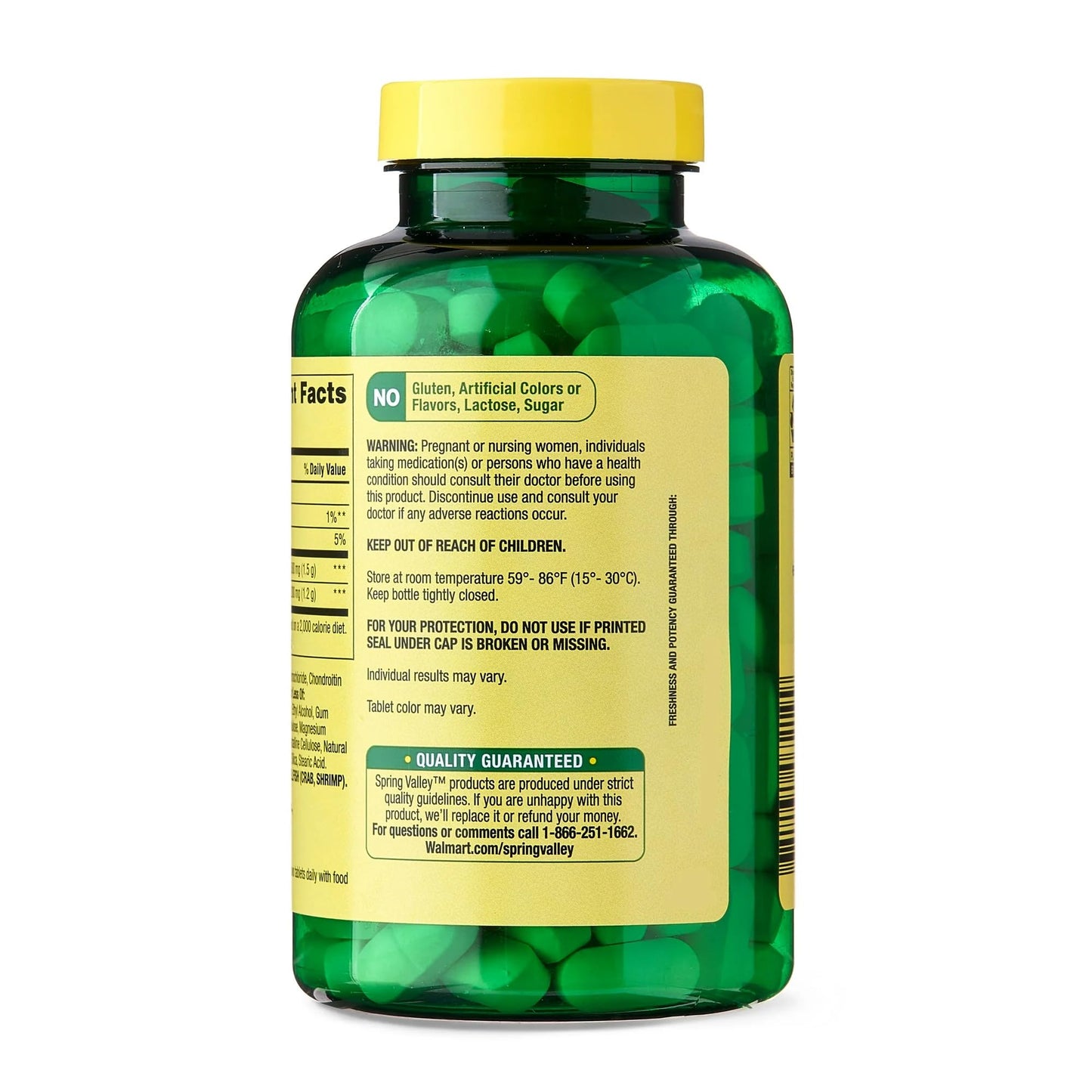 UNION SHOP USA Glucosamine Chondroitin, Triple Strength, Joint Health Tablets, 160 Tablets