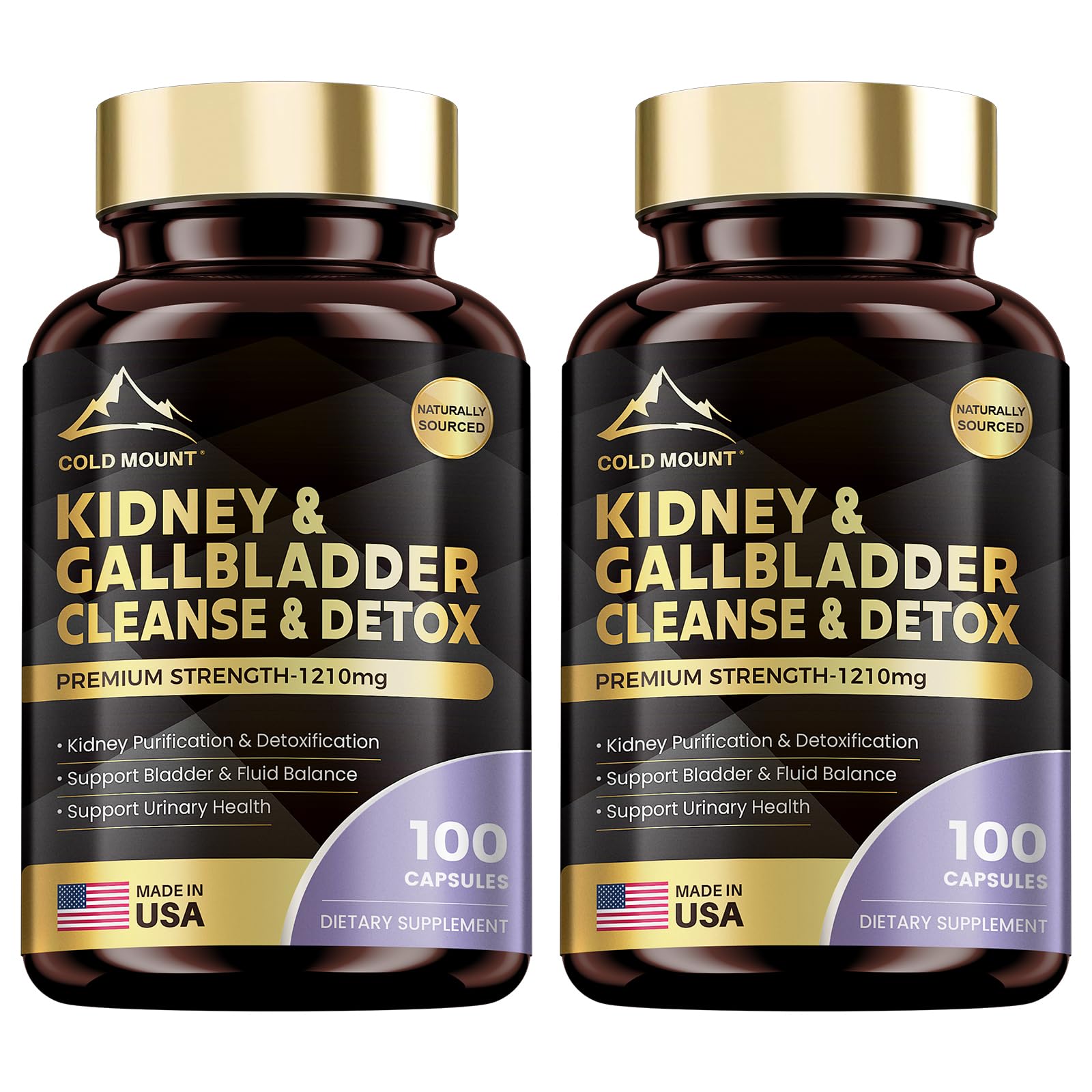 MEGNETA Kidney Cleanse Supplement - Support Kidneys & Urinary Tract Health Capsules, 100 Count