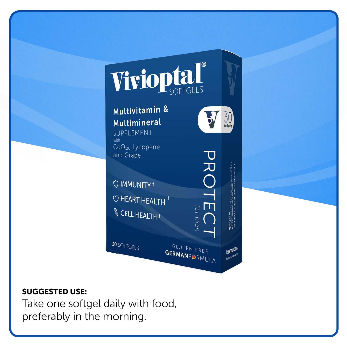 Vivioptal Vitamins Vivioptal for Men & Vivioptal Lux Softgels, 90 Softgels