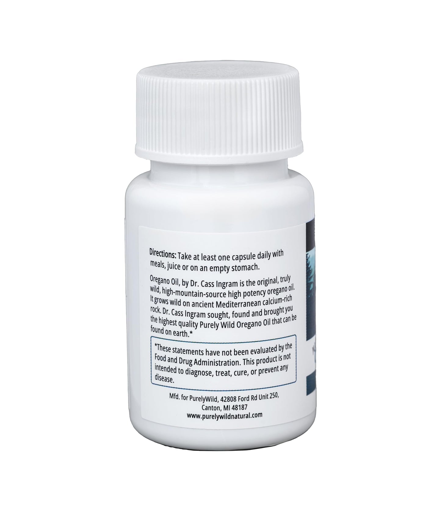 Purely Wild Dr. Cass Ingram's Oregano Oil Softgels, 90 Count