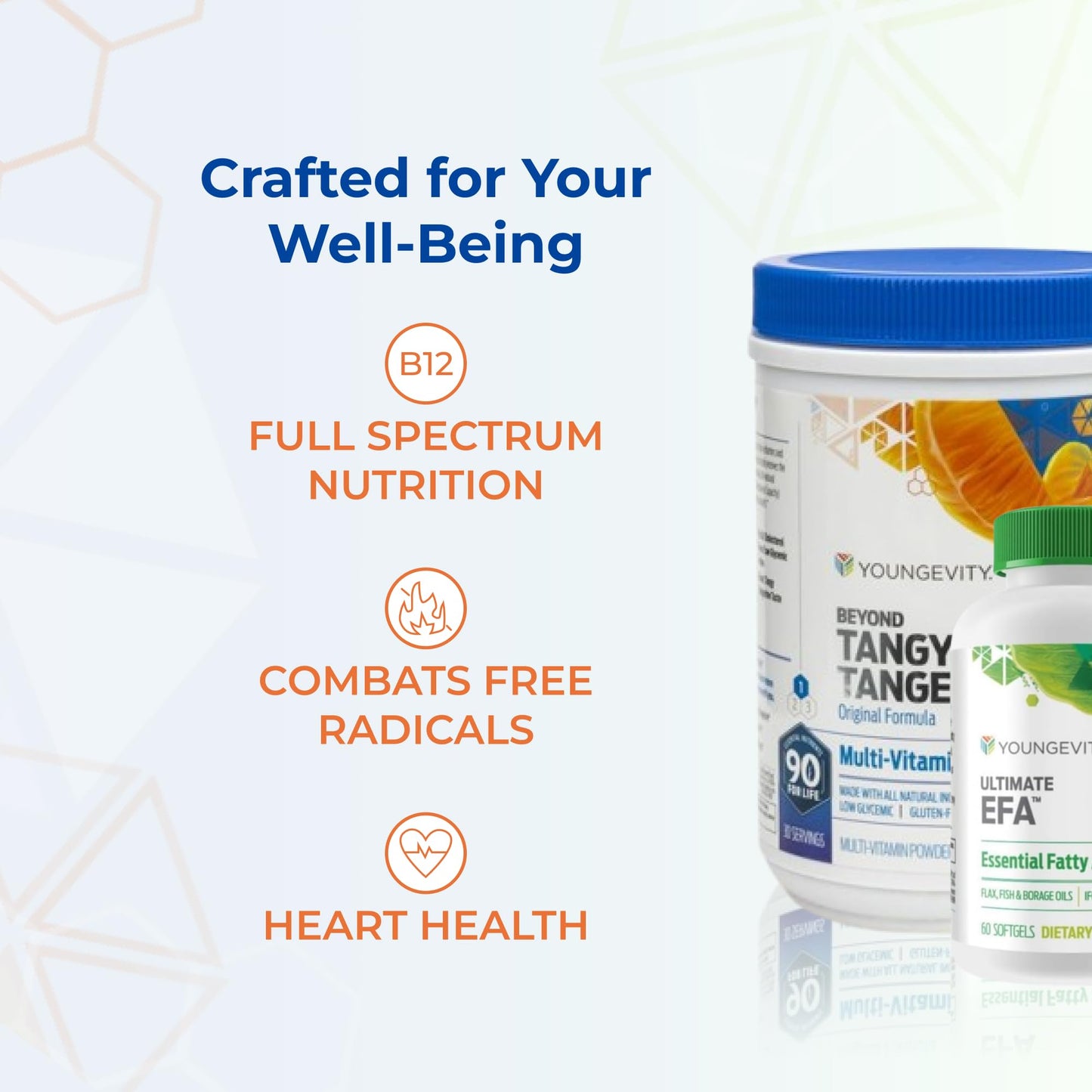 Youngevity BTT Basic 90 Pak Beyond Tangy Tangerine Ultimate EFA Plus Softgel 1 Count