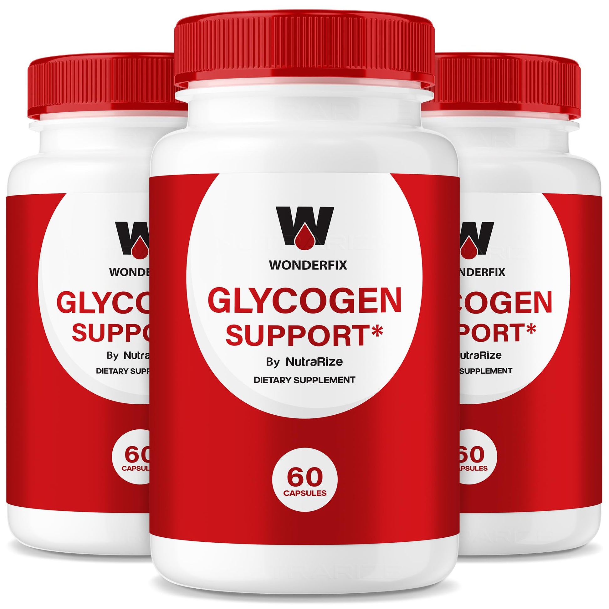 NutraRize Wonderfix Glycogen Support Capsules, 180 Capsules