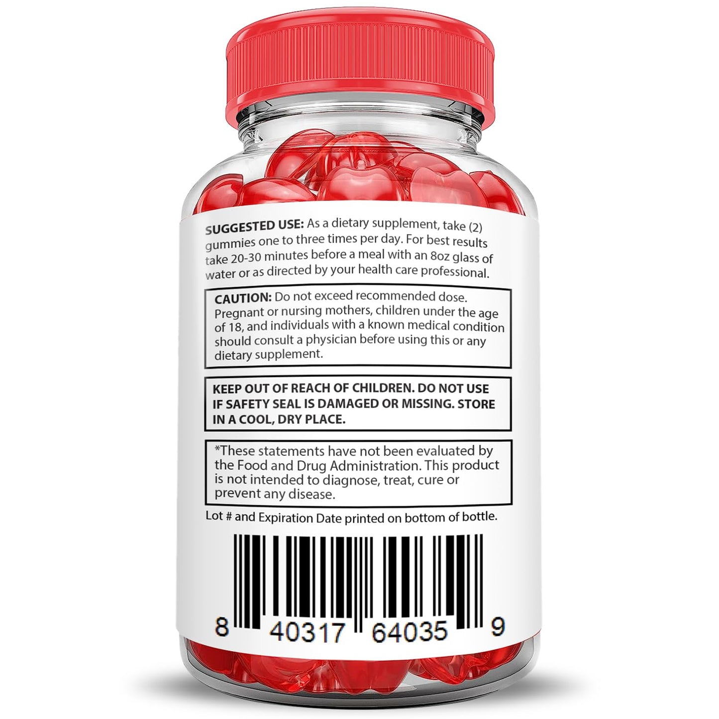 Justified Laboratories Blast Off Keto ACV Gummies, Advanced Formula 1000mg, 180 Gummies