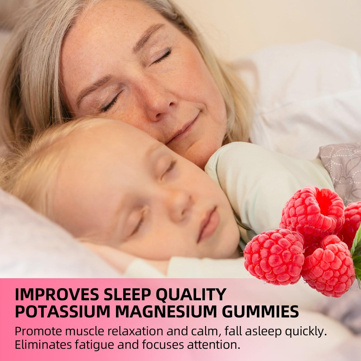 GrnLife Potassium Magnesium Supplement Gummies, 60 Count