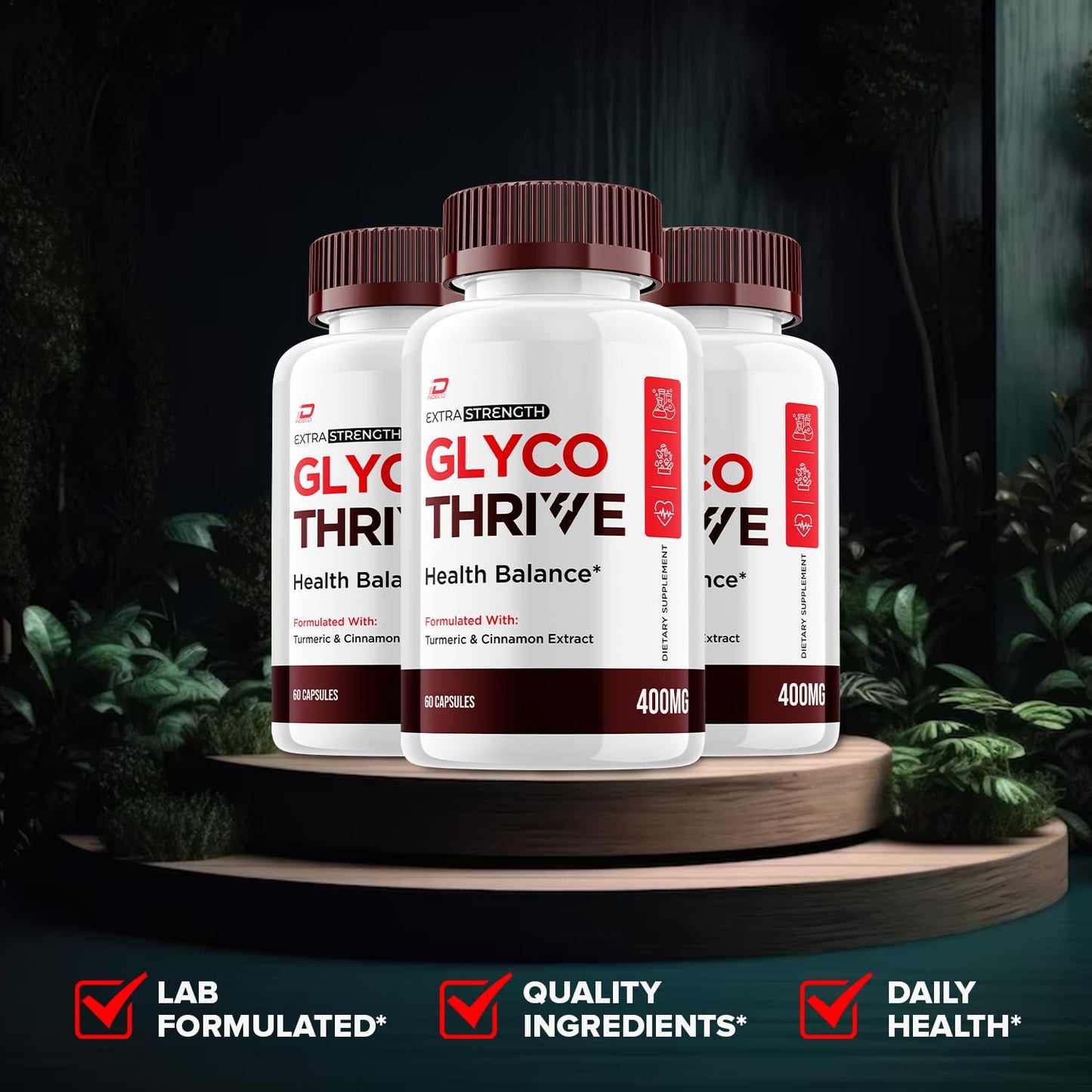 Indelo Glyco Thrive Capsules 120 Count