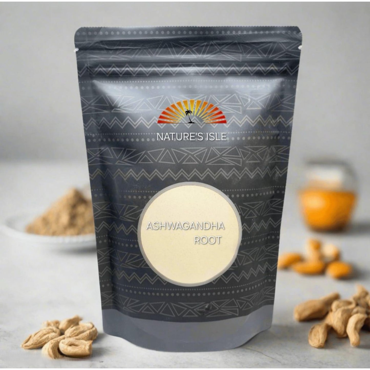Herbal Island Organic Ashwagandha Root Powder 16 oz