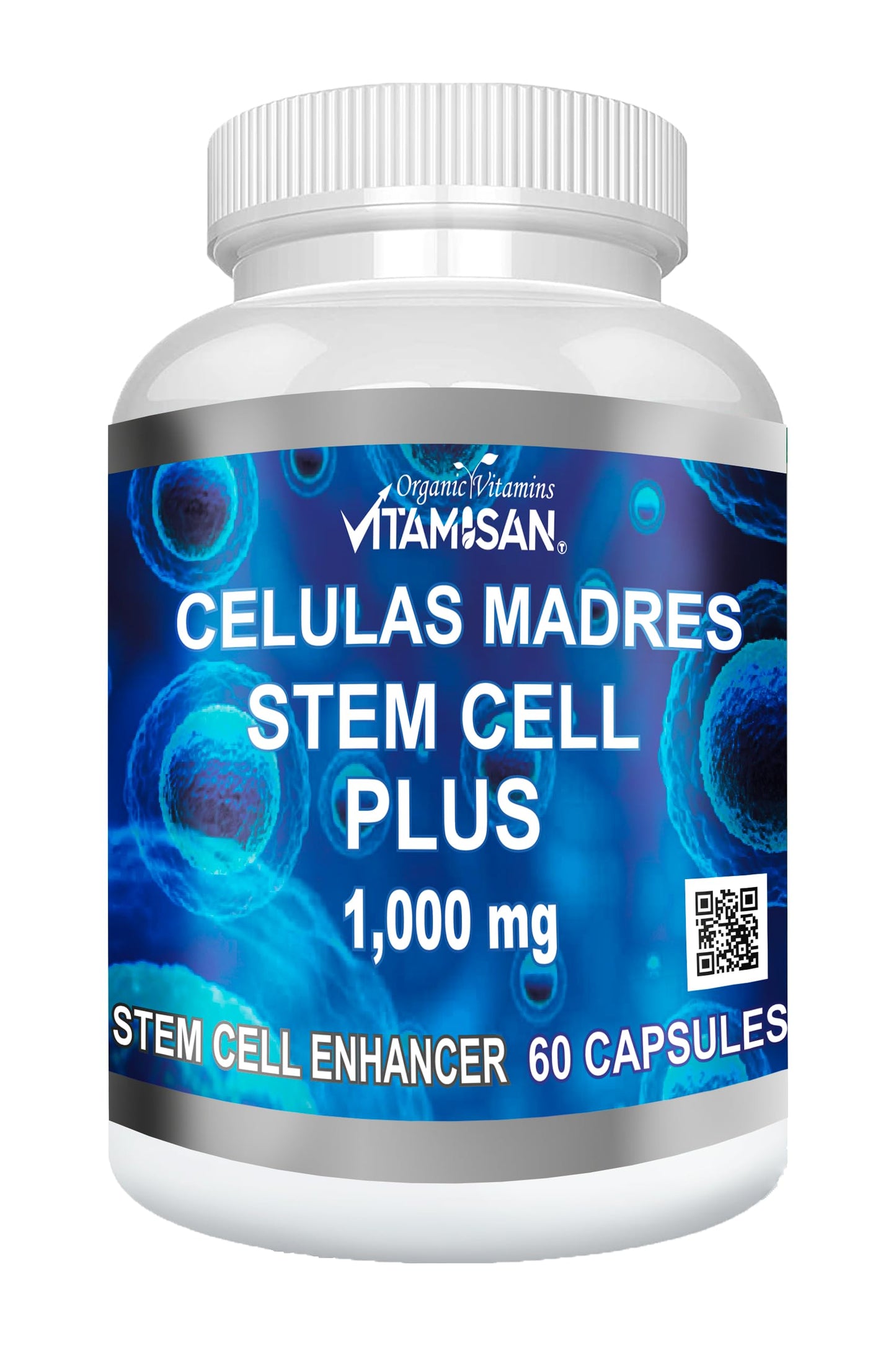 VITAMISAN 4 Celulas Madres Stemcells AFA Blue Green Algae Anti-Aging 240 Capsules