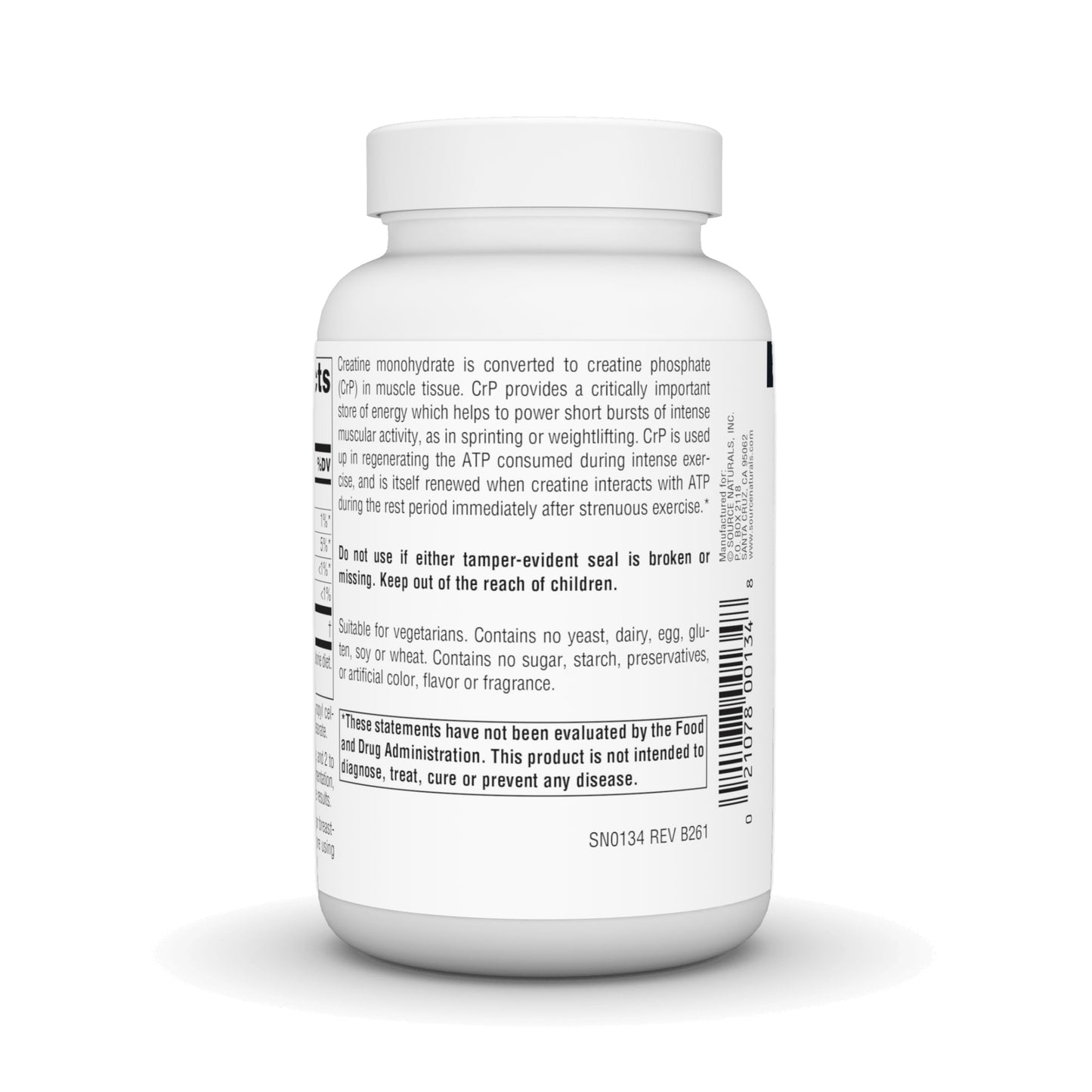 Source Naturals Creatine Tablets 100 Tablets