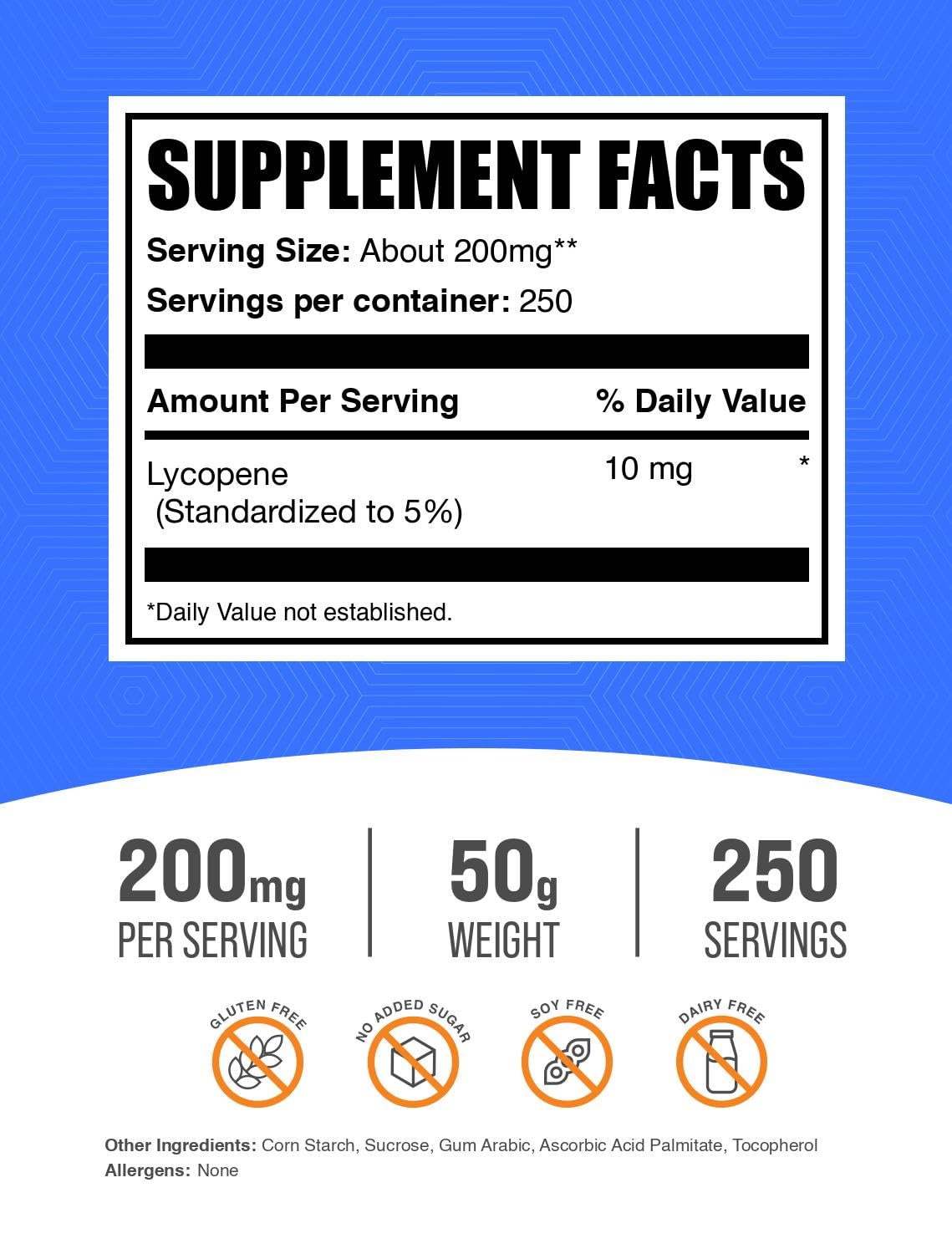 BulkSupplements Lycopene Powder 1.8 oz