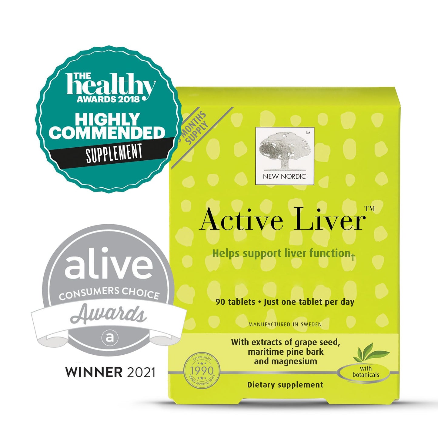 New Nordic Active Liver Tablets, 90 Tablets