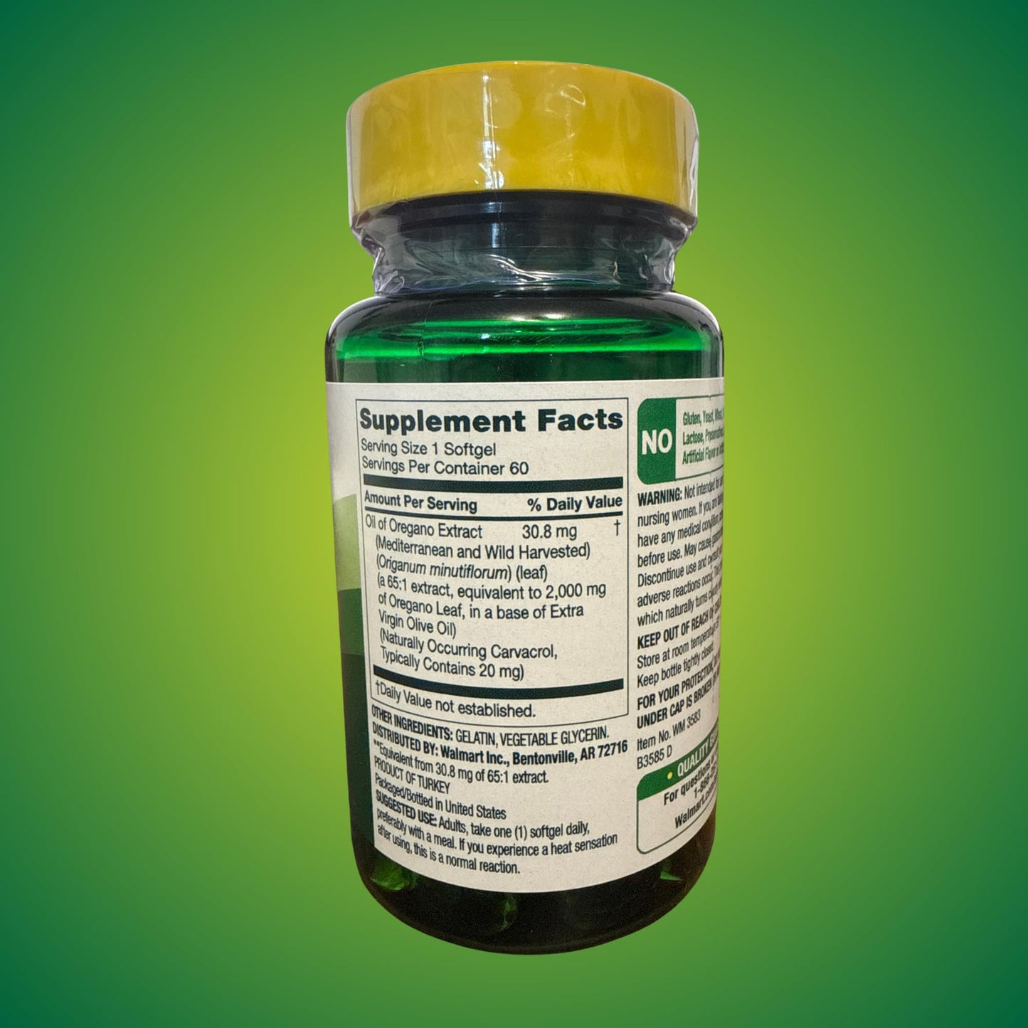 KP+ Oil of Oregano Extract Softgels 120