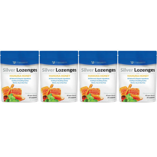 DOCTOR RECOMMENDED SUPPLEMENTS Silver Lozenges with Organic Manuka Honey and Vitamin C, Lozenge, 96 Count