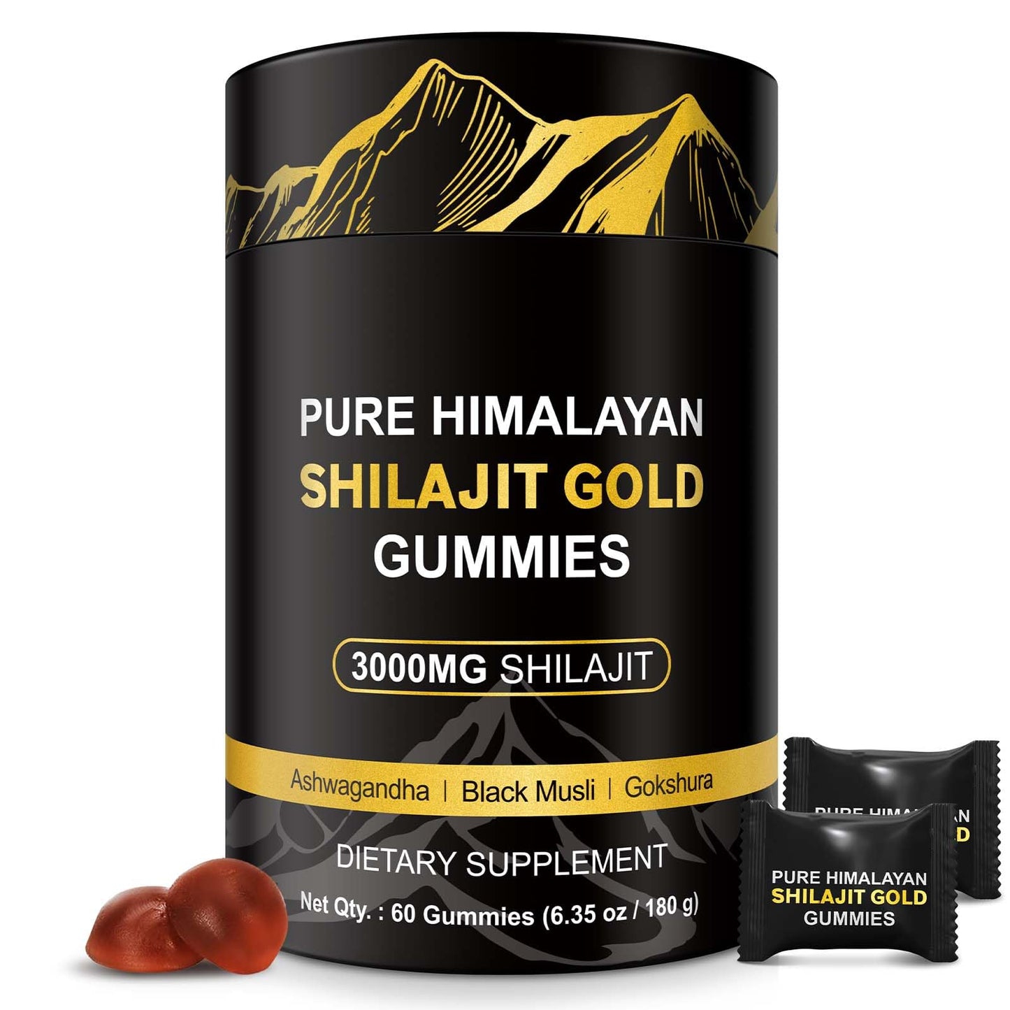 Vceeoy Shilajit Gummies, 60-Count