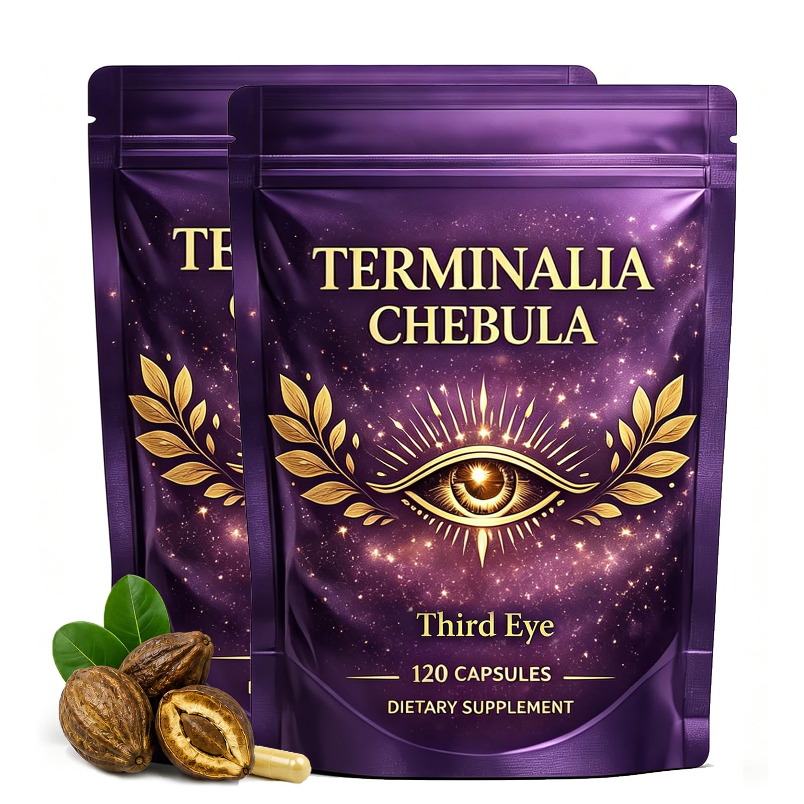Osdywer Haritaki Third Eye Capsules, 120 Capsules