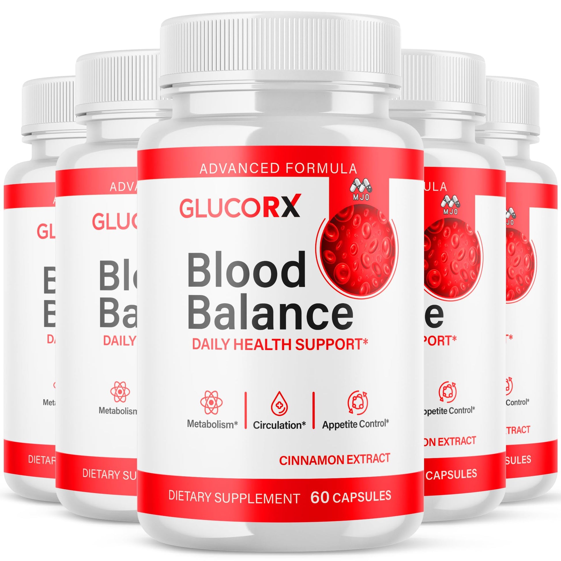 MJO GlucoRX Blood Balance Capsules 300