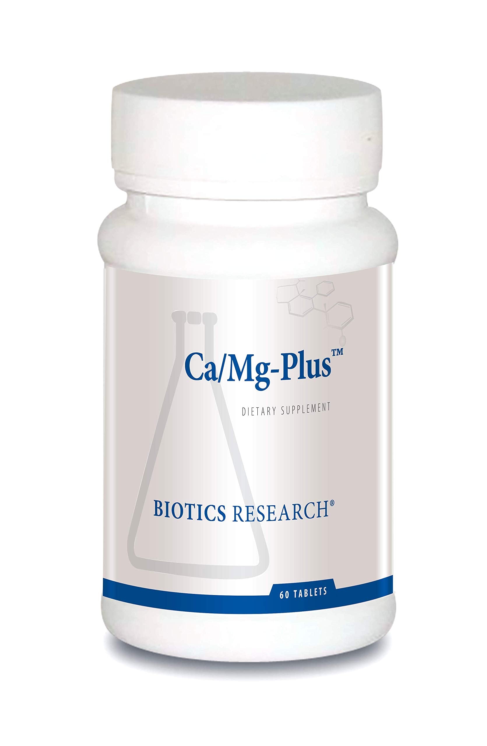 Biotics Research CaMg-Plus Calcium Magnesium Supplement with Parathyroid Tablets 60
