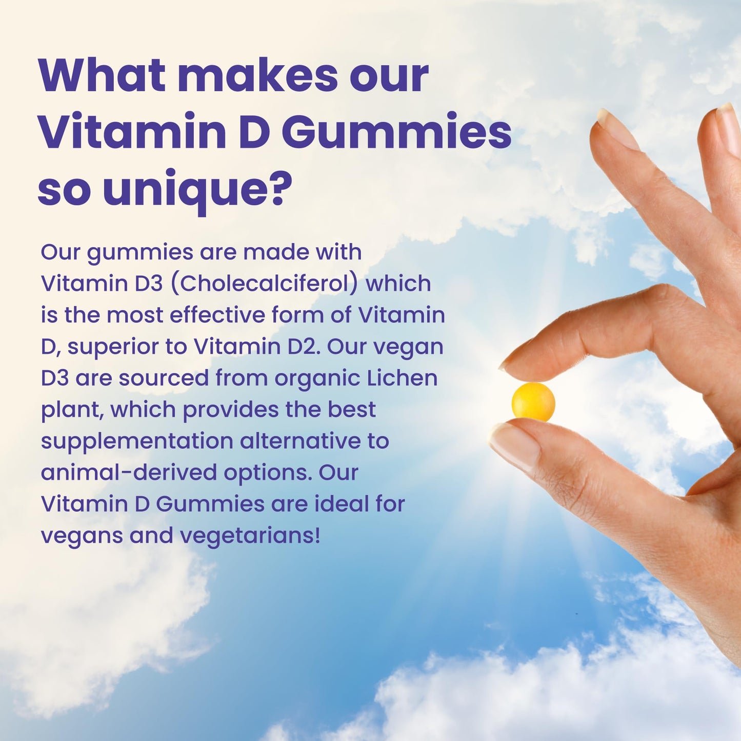 Calm by Wellness Vitamin D3 Gummies, Gummy, 30 Count