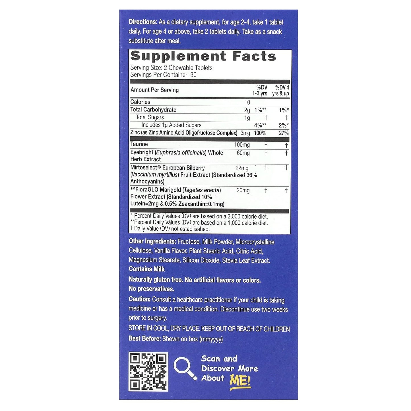 CATALO Children's Eye Health Formula Chewable 60 Tablets