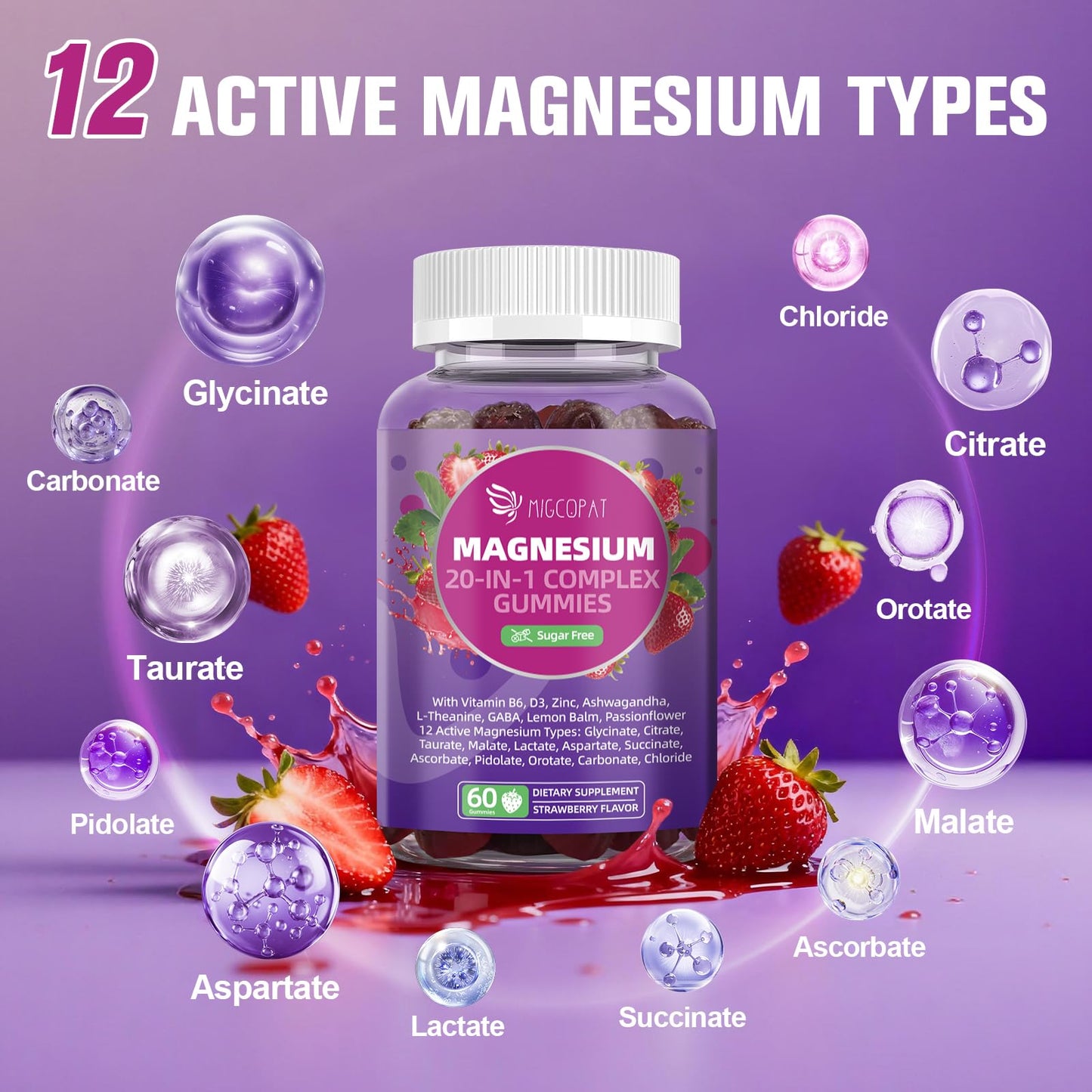 Migcopat Magnesium Complex Gummies 120