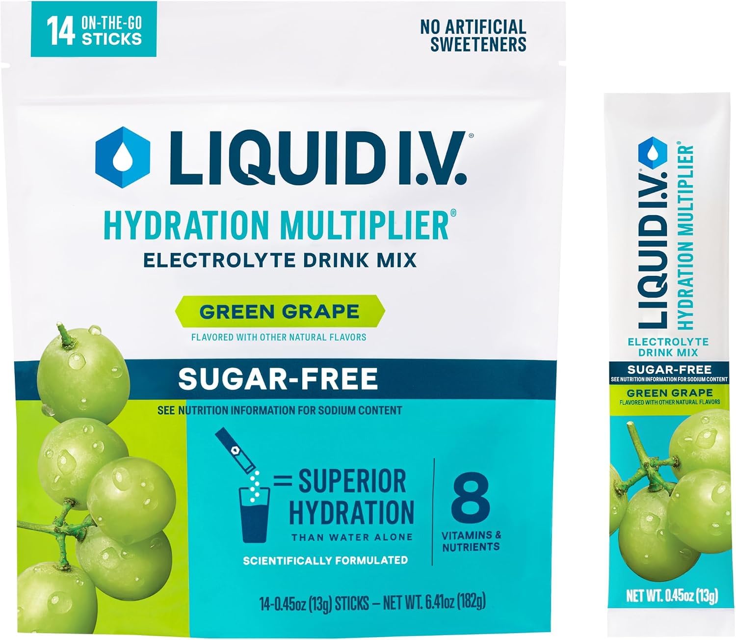 Liquid I.V. Sugar Free Hydration Electrolytes Powder 6.41 oz