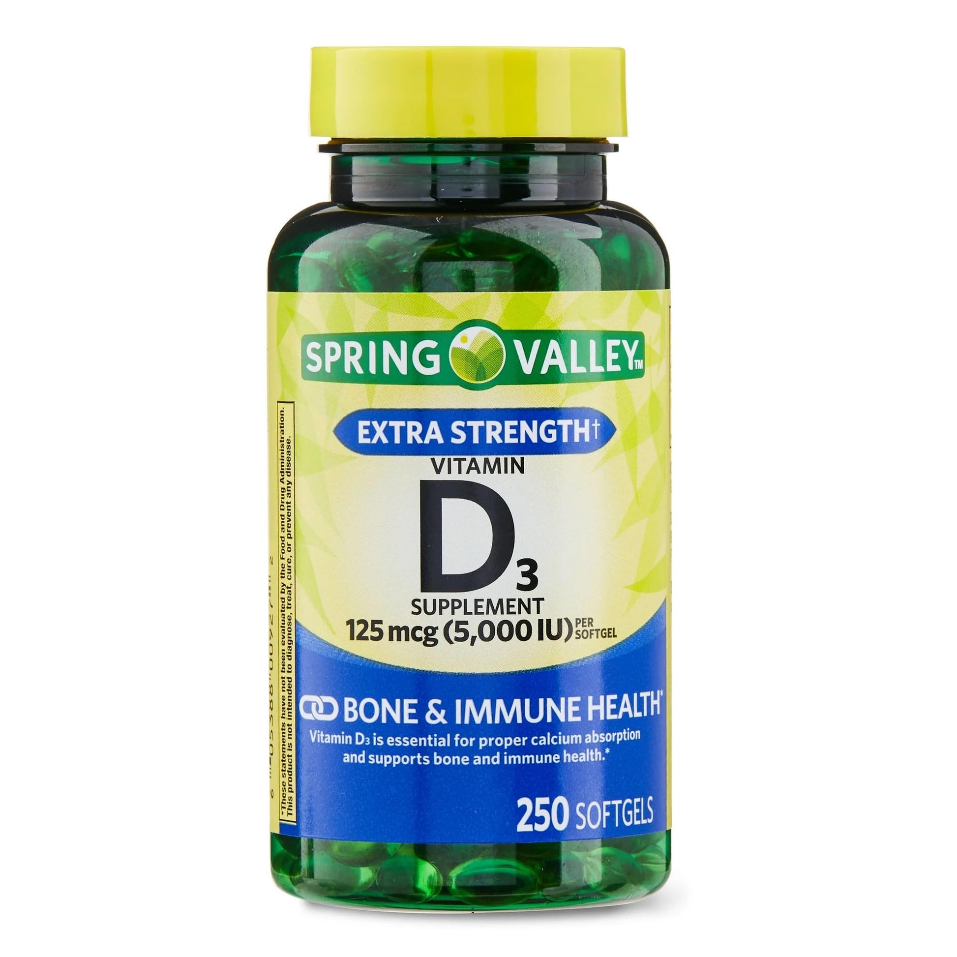 Spring Valley Vitamin D3 Softgel 250 Count