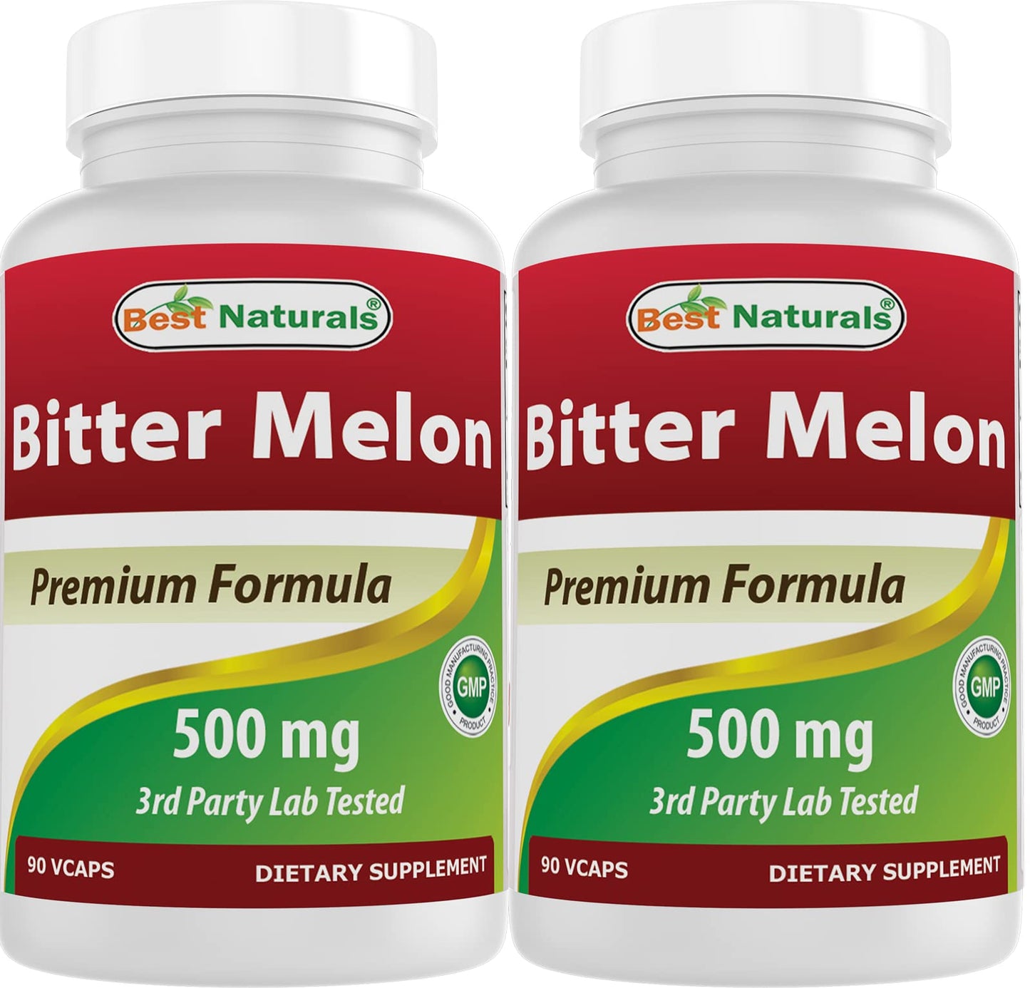 Best Naturals Bitter Melon 500 mg Capsules, 180 Count