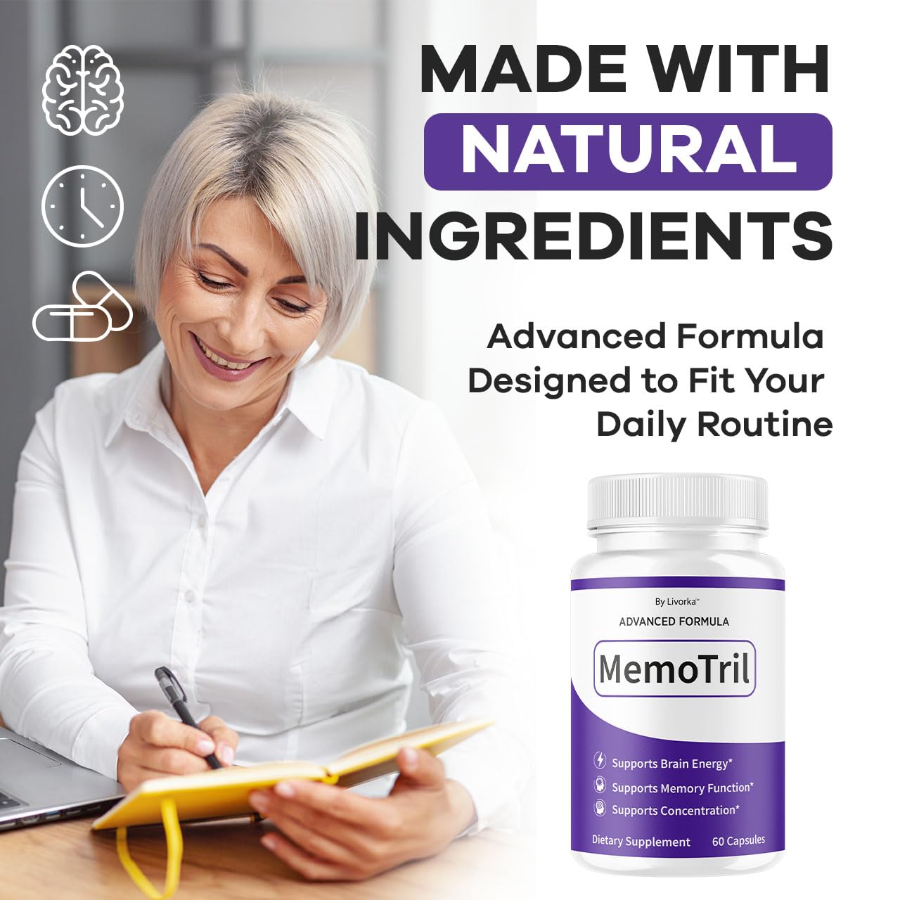 LIVORKA Memotril Capsules 120 Capsules
