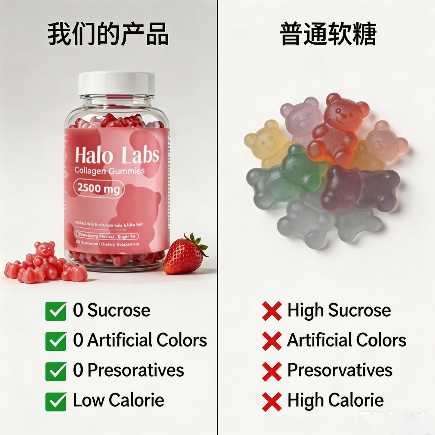 Halo Labs Vexity Labs Collagen Capsule 60 Count