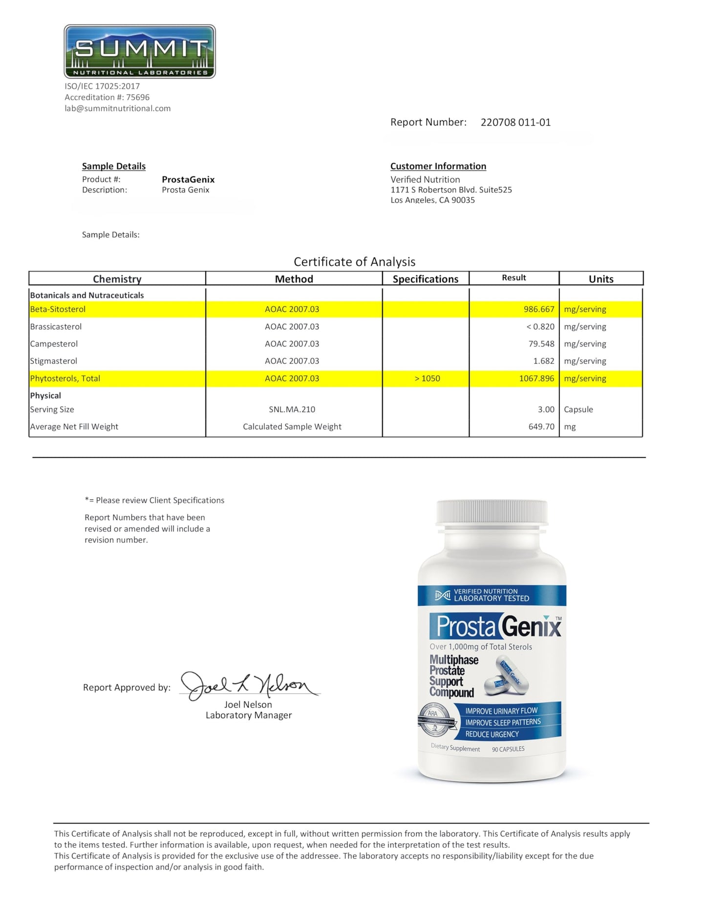 ProstaGenix Multiphase Prostate Supplement Capsule, 90 Capsules