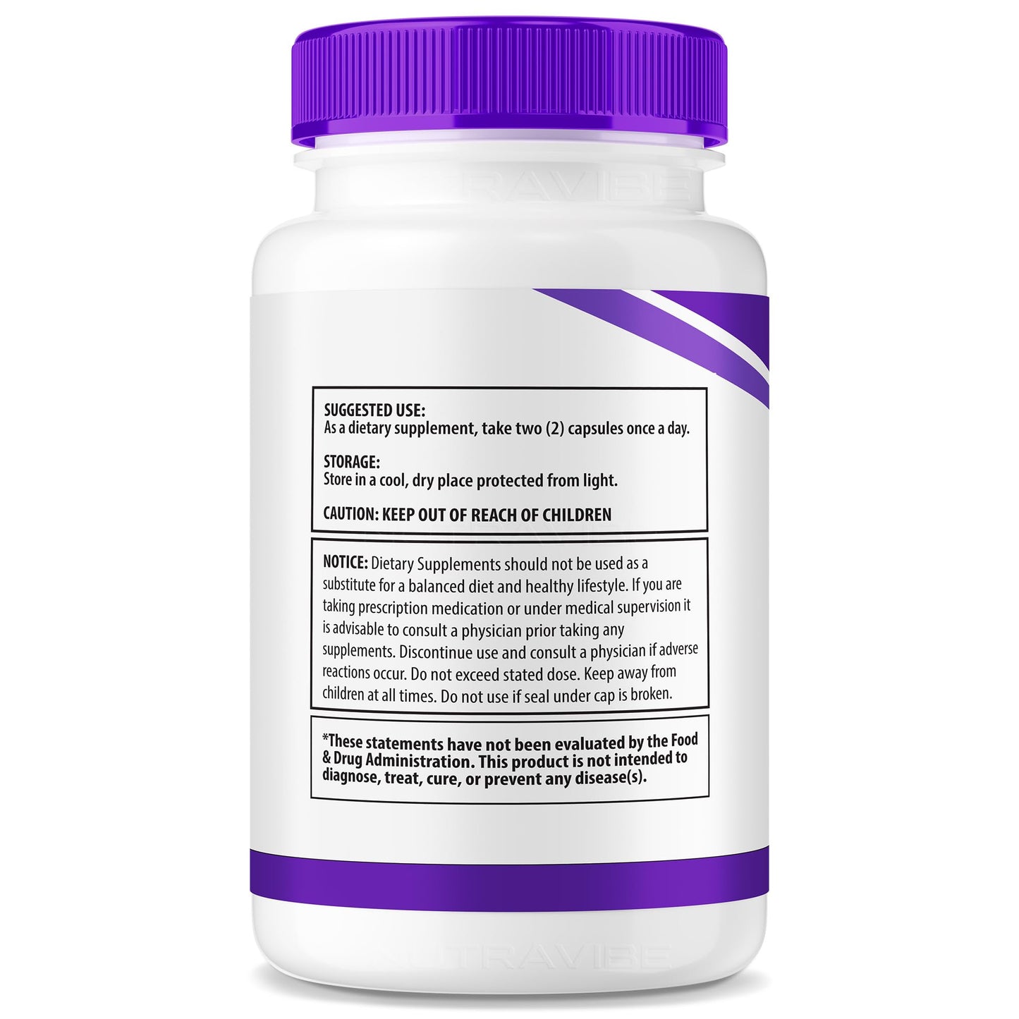 NutraVibe NervoLyn Advanced Nerve Support Supplement 60 Capsules