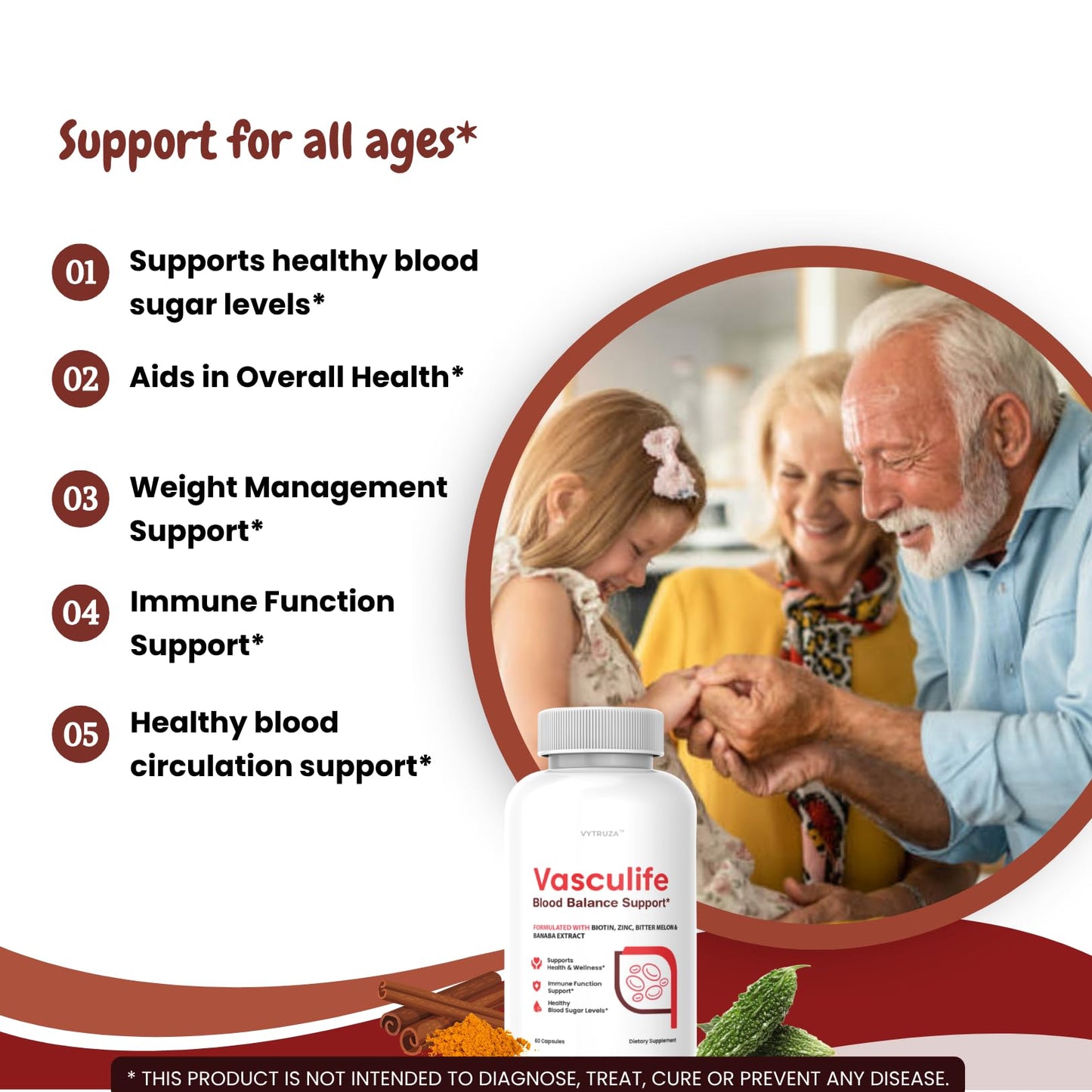 VYTRUZA Vasculife Blood Balance Support Capsules 60 Count