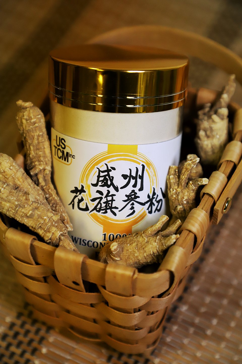 USTCM Wisconsin American Ginseng Powder 120 Mesh (6 oz) 1 Count