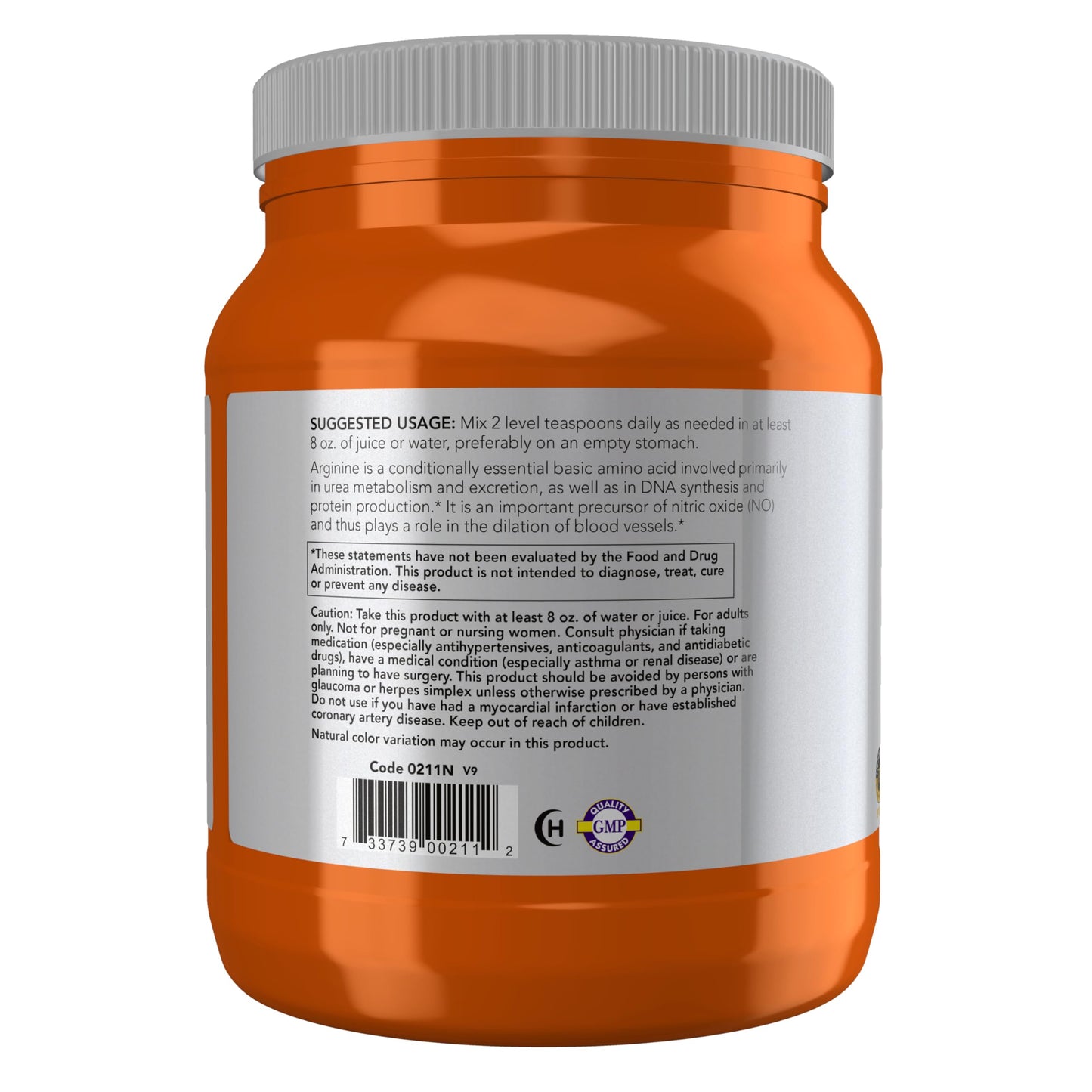 NOW Foods L-Arginine Powder 35.2 oz
