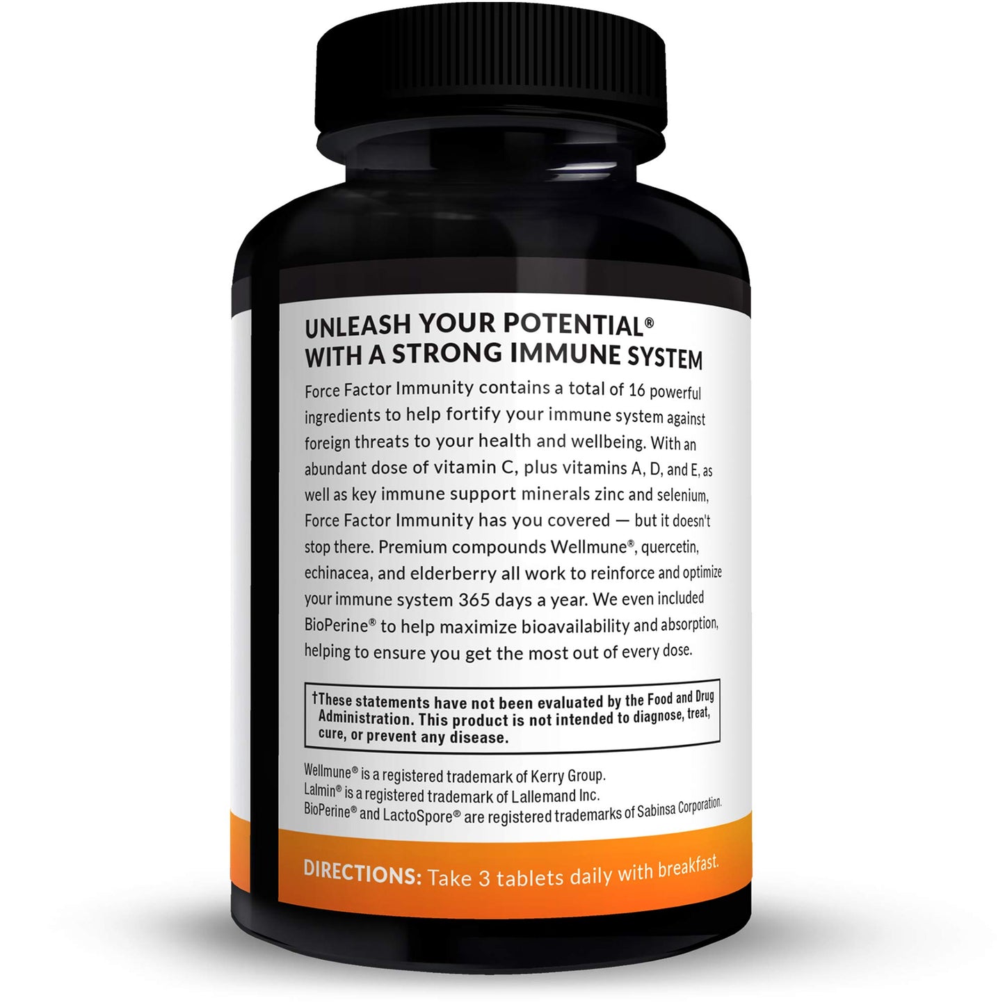 Force Factor Immunity Tablet, 270 Tablets