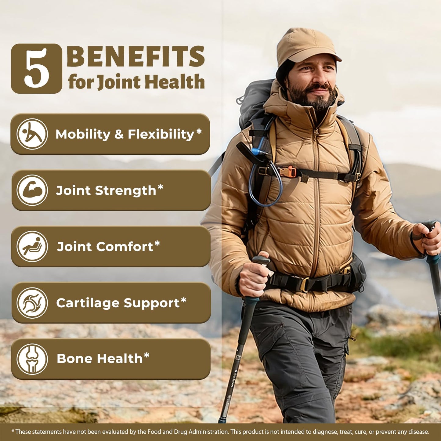 DR. CROWN Joint Health Supplement Capsules, 120