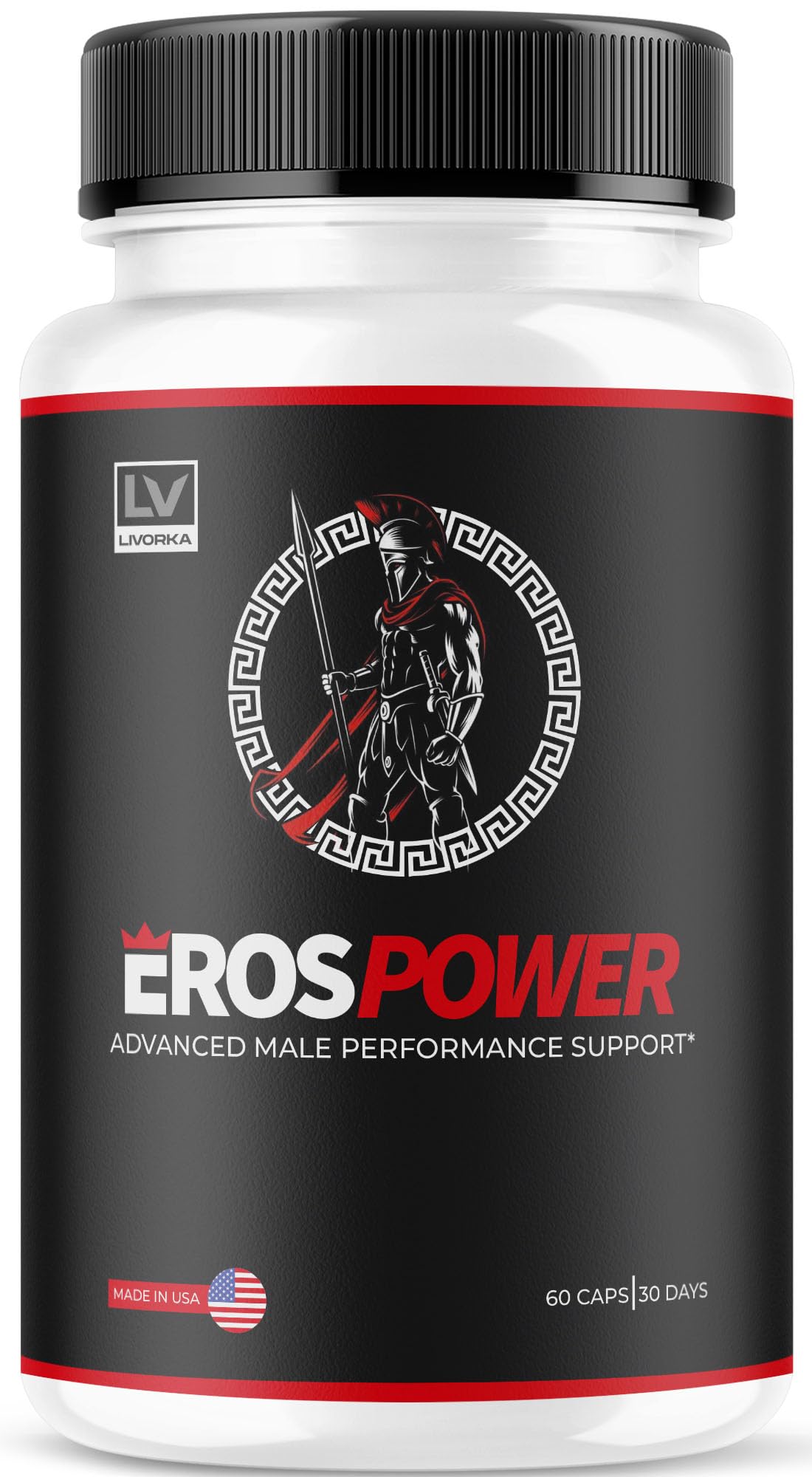 LIVORKA Eros Power Supplement Capsules, 60 Count